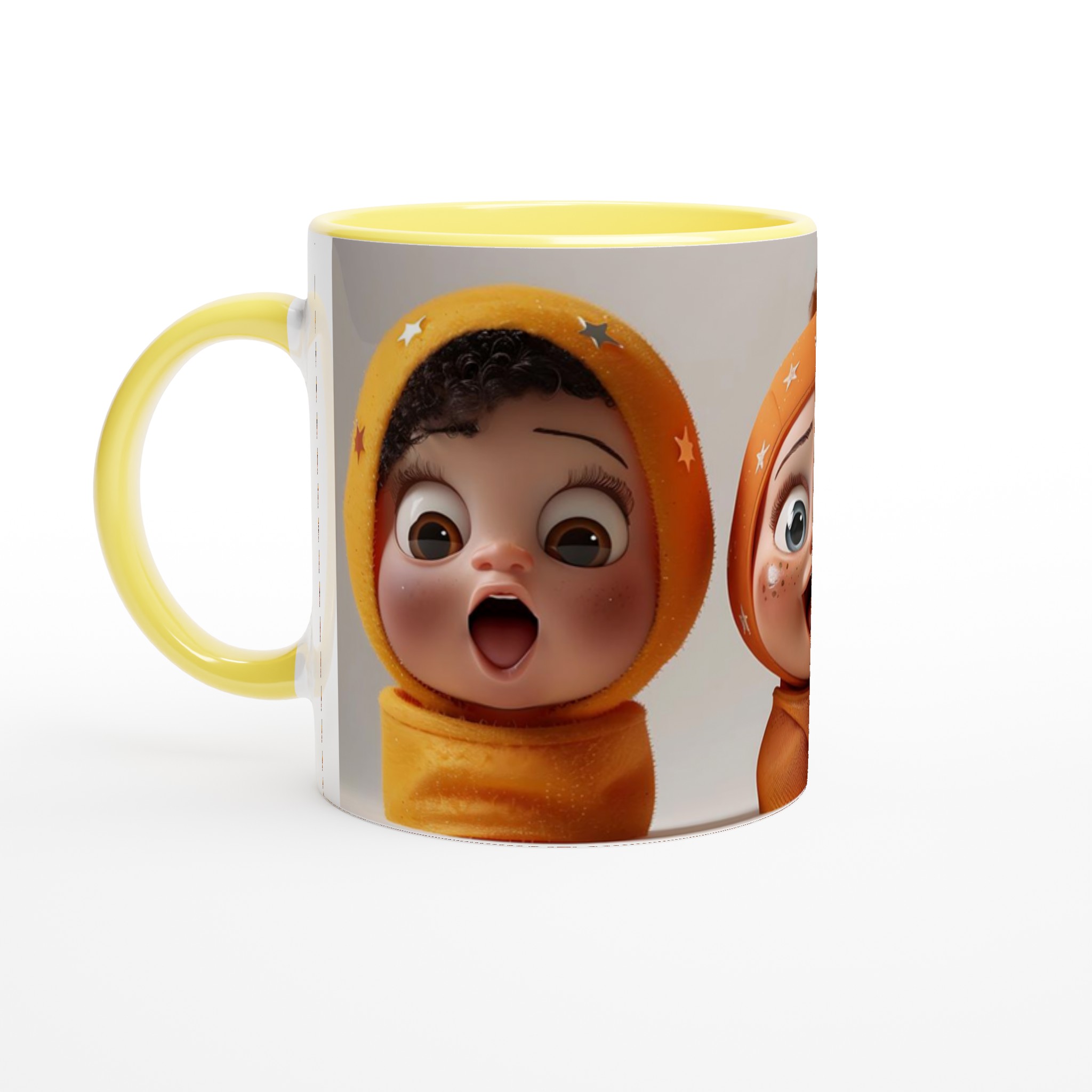 Lekfull Design Keramisk Mugg – Personliga Karaktärer i Klara Färger (11oz) 3 127c04fb-09ec-49a5-a04e-dba0879774d6