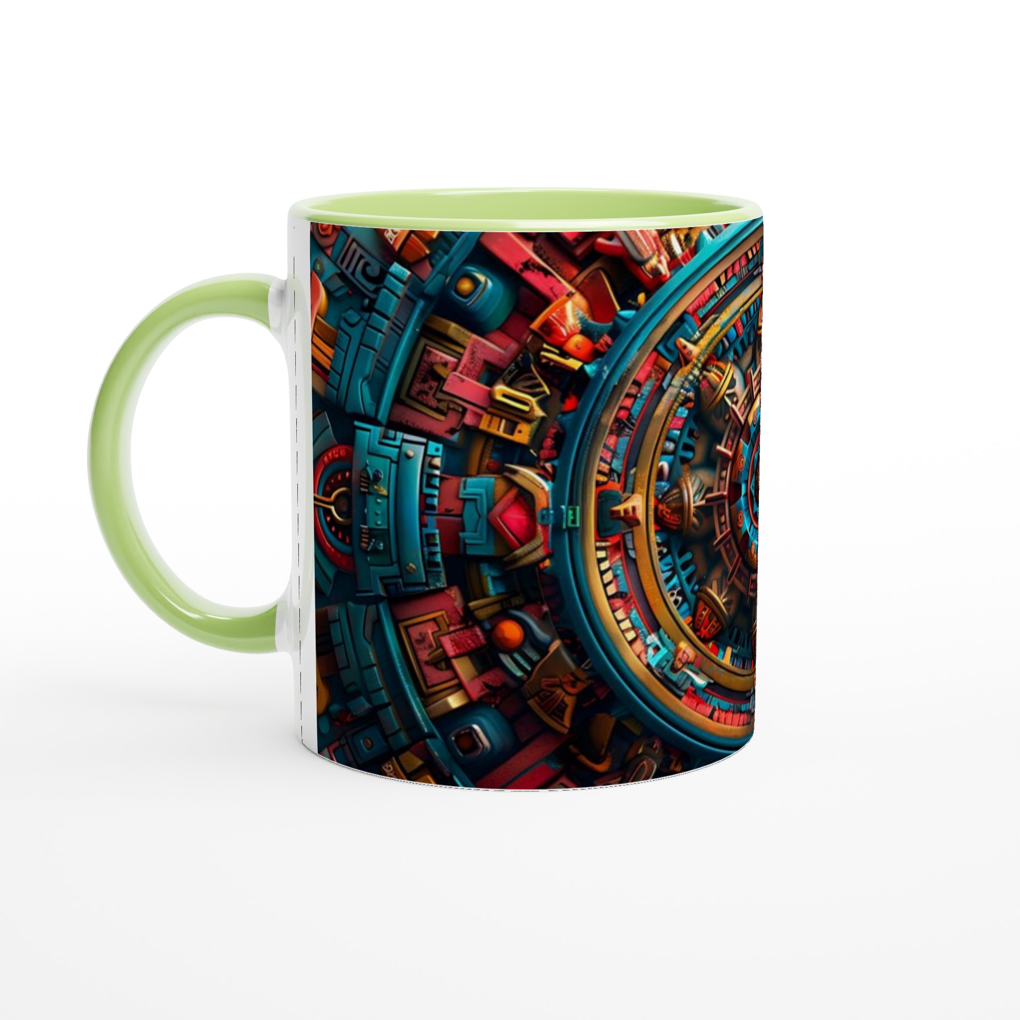 Aztec Fusion 11oz Keramisk Mugg - Levande Konst för Dina Fikapauser i Ditt Val av Färg! 7 12845702-27ef-4758-abd2-f237c4844107