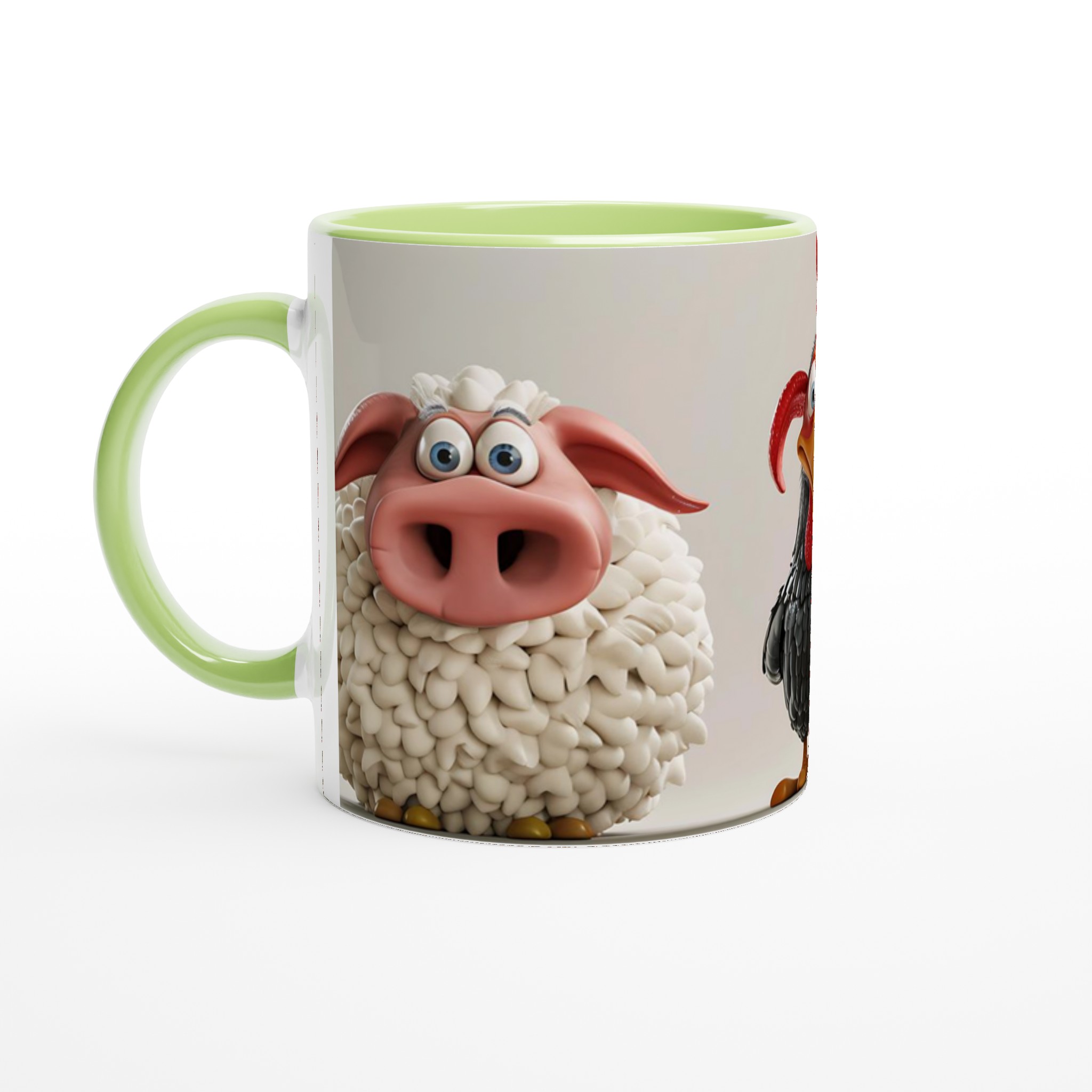 Charmiga Cartoon Djur Mugg - 11oz Premium Keramisk Mugg i Valfri Färg för Humoristiska Kaffestunder 7 129eee13-c001-4730-bf64-53c6c3dda103