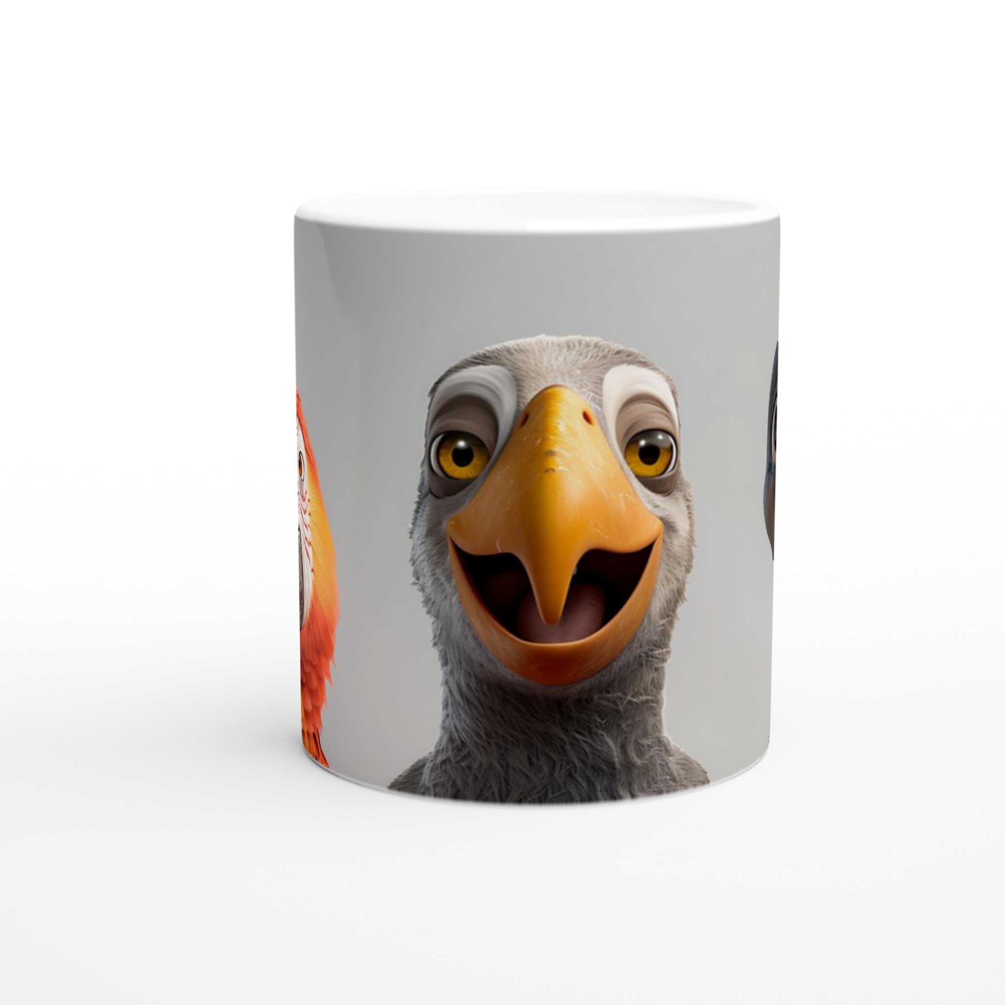 Glad Fågel Keramisk Mugg – Personlig Design för Kaffeälskare i Valfri Färg! 8 12afc889-9b0f-492b-bfef-a7e1df9a731c