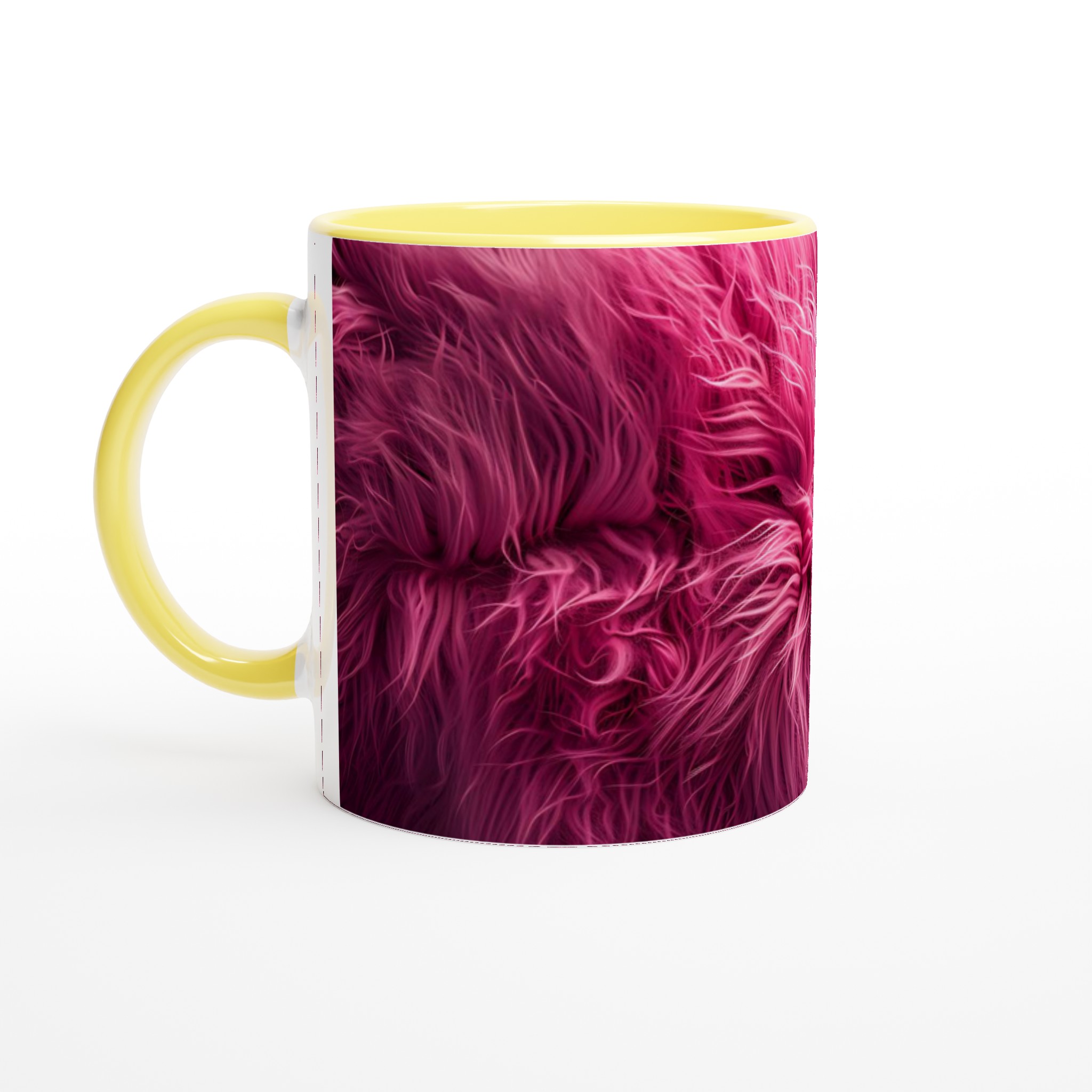 Vit 11oz keramisk mugg med levande tryck i din favoritfärg 3 12d6a1a1-fd46-4f2d-8314-c36db5700885