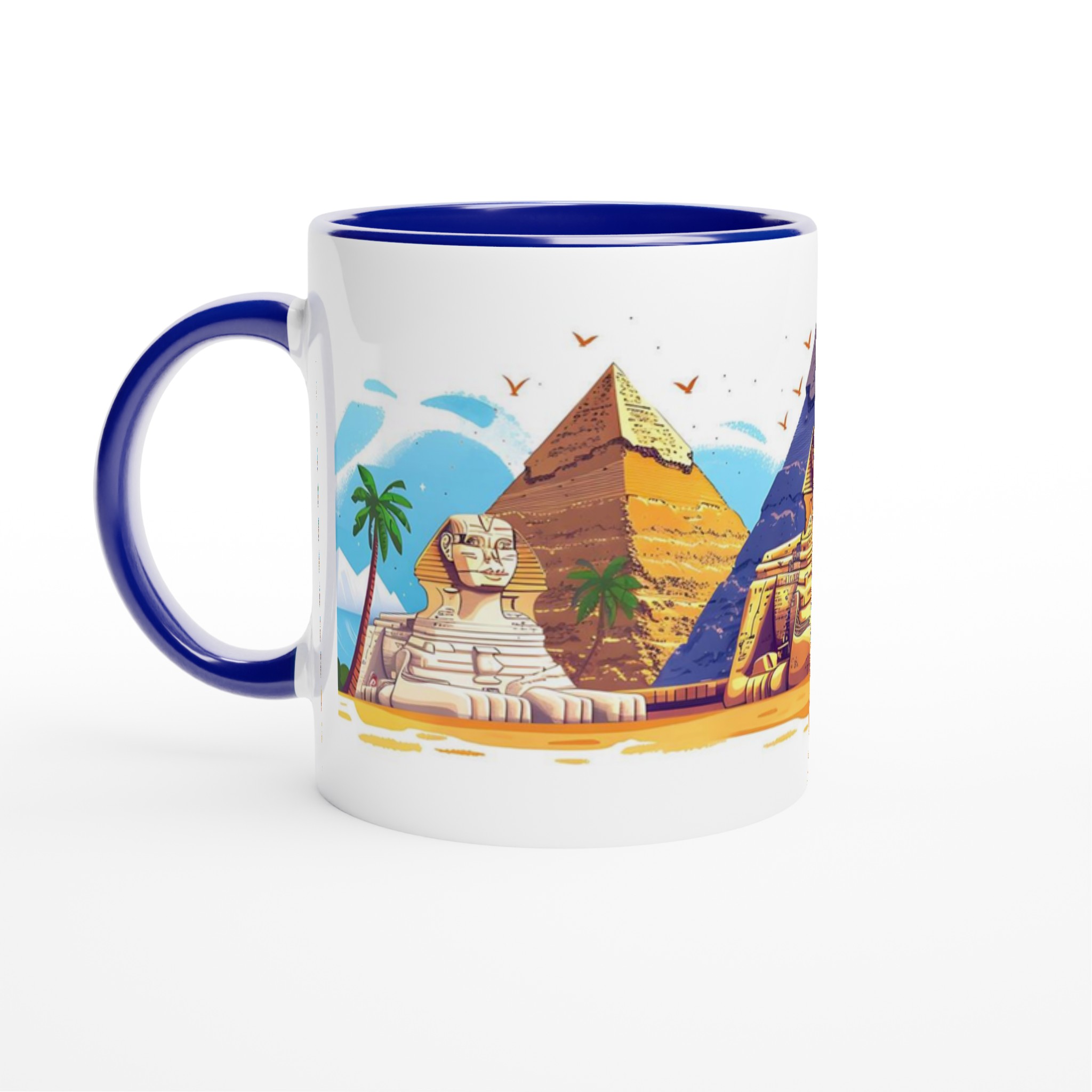 Egyptisk Pyramider & Sfinxer Mugg – Res tillbaka i tiden med din favoritdryck, välj bland 7 livfulla färger! 2 12f84d05-3810-410a-98e9-babe7d40f145