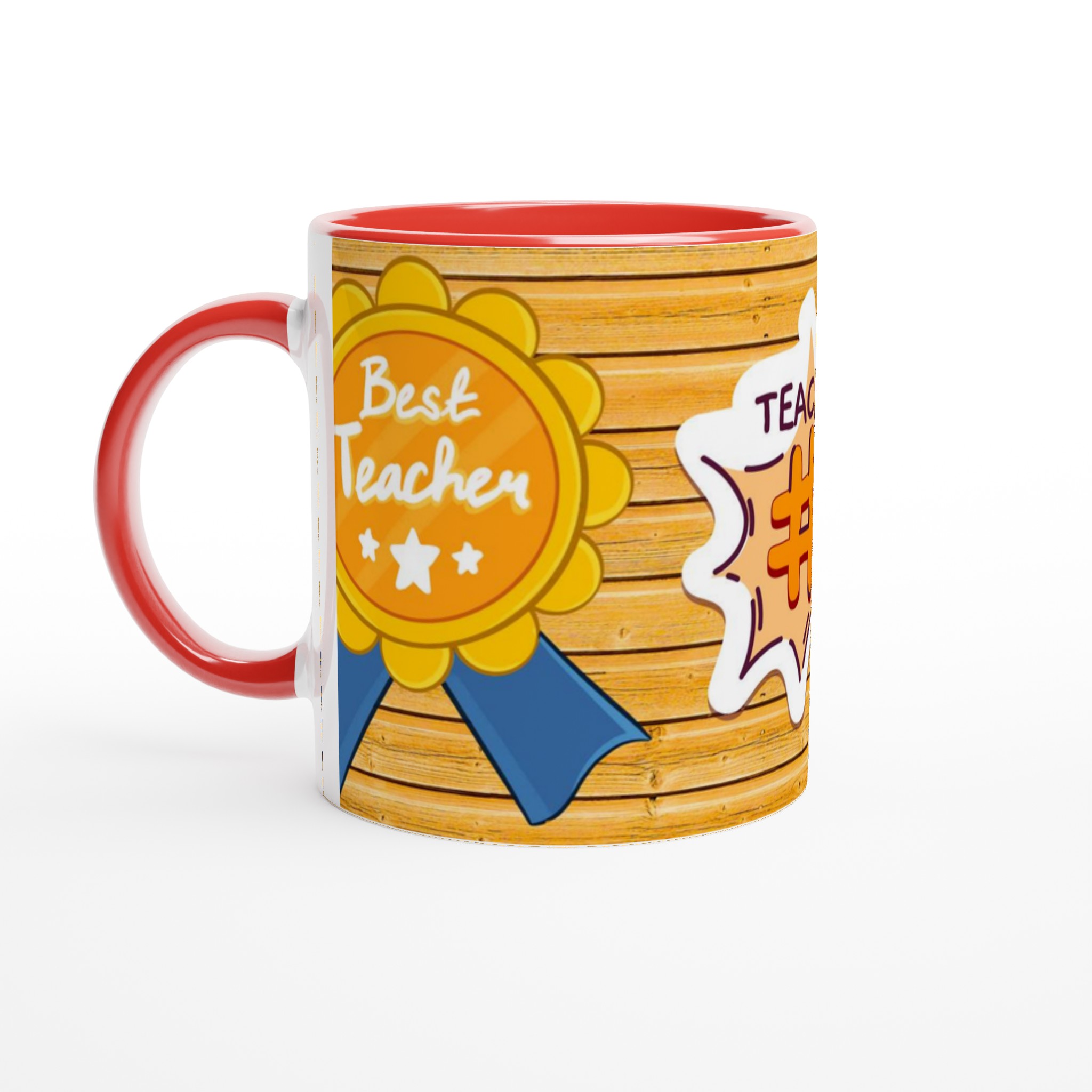 Vit 11oz keramisk mugg – Hylla lärare med glädje i sex färgstarka nyanser 5 12fcf9db-e15f-43c3-b147-cd18fccfd894