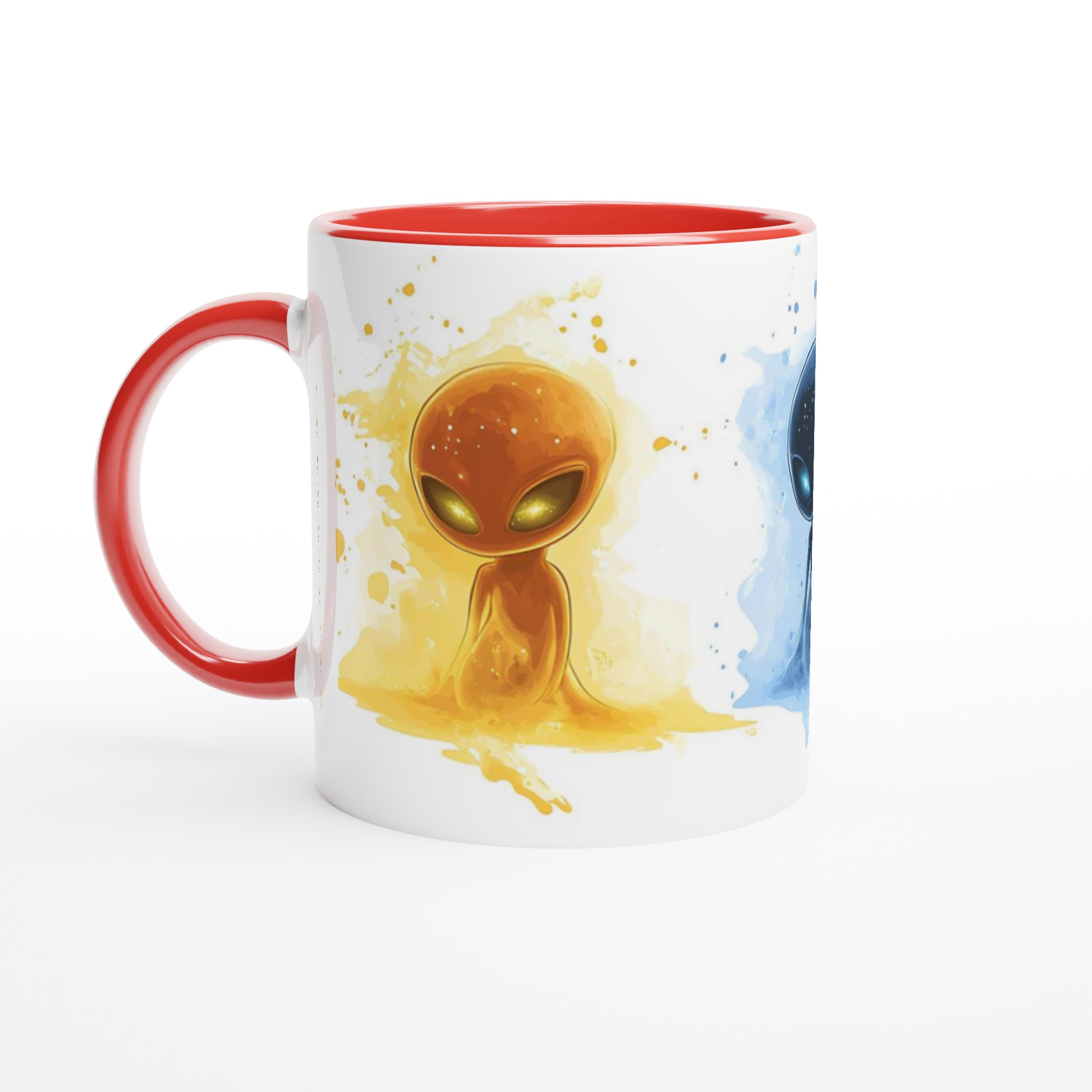 Kosmisk Kompis Mugg – En Färgsprakande Extraterrestial Vän för Din Kaffestund i Valfri Keramikfärg 5 1340fc78-ba2e-4068-9678-cb41cbc86f3c