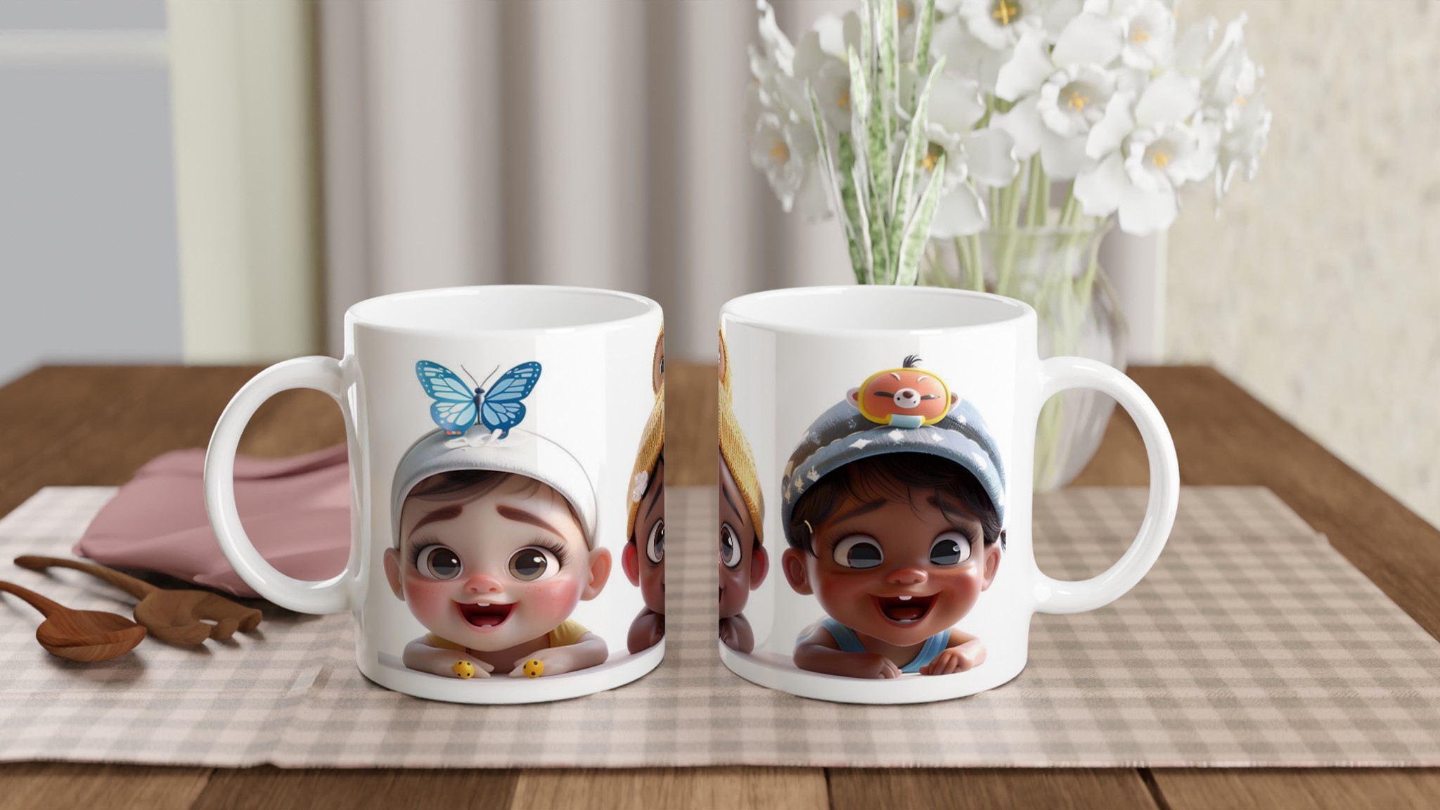 Söt Babyglädje Mugg – Kärleksfull Design för Barnrummet, Välj Bland Flera Färger! 10 13470b5d-d5f6-43cd-8fa6-f0947f9aa2d6