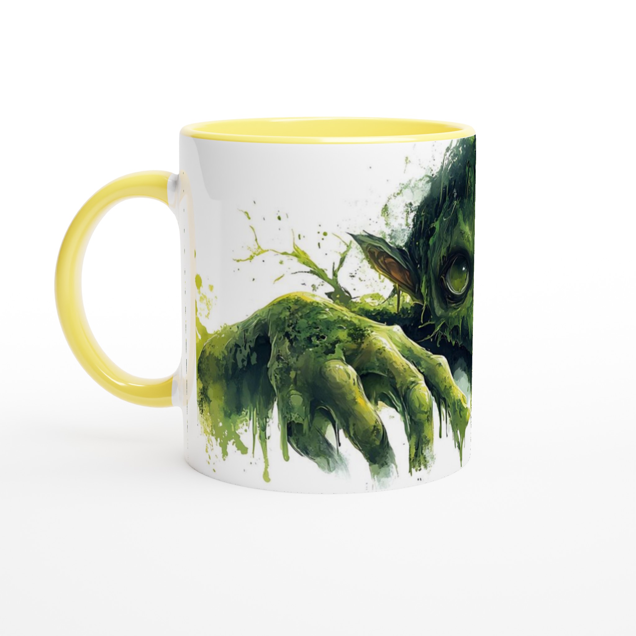Mysterisk Grön Varelse Mugg - Unik Keramisk Mugg med Akvarell Yoda-inspirerad Design, Välj din färg! 3 13535fc3-a469-4aa9-ae92-18f7ba2cfd07