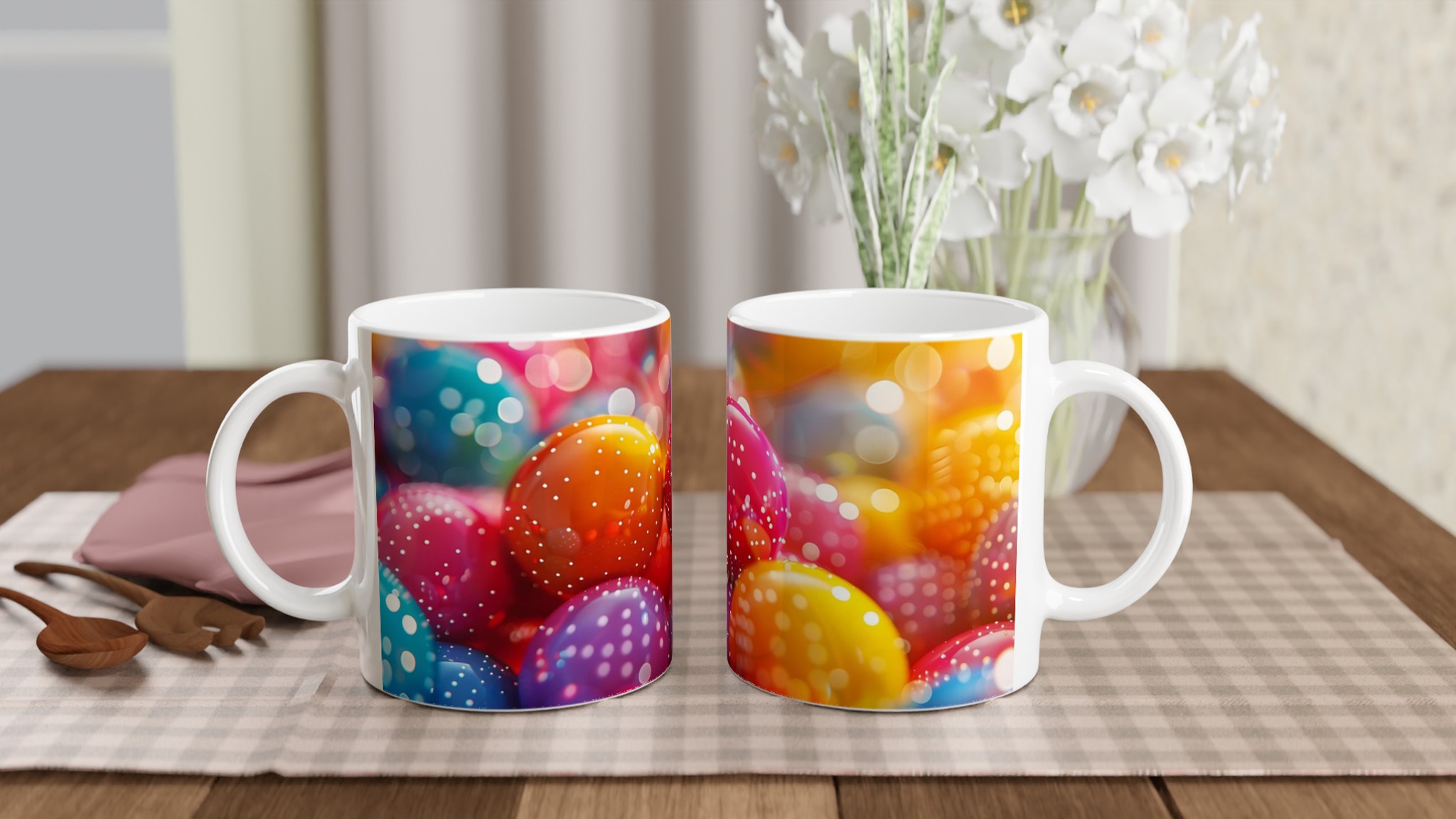 Färgglad prickig 11oz keramikmugg – välj din favoritfärg för en personlig touch! 10 13719f9e-9329-45bf-a4b7-22b9f5ccbd39
