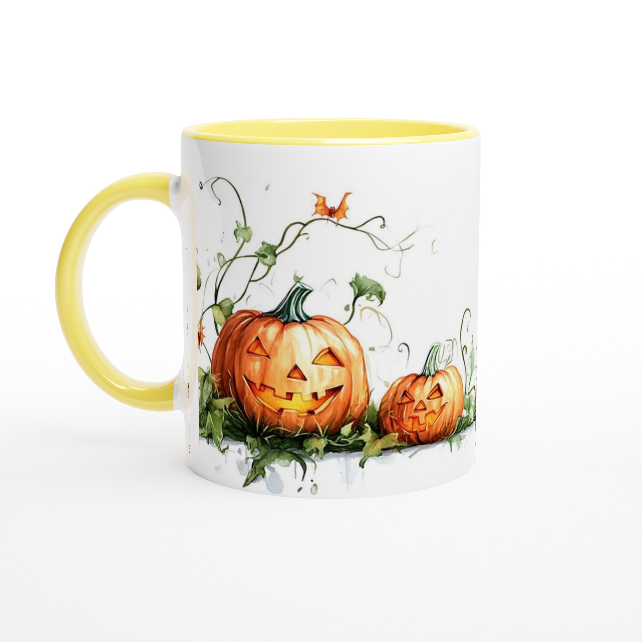Bus eller godis! Klassisk Halloweenpumpa Mugg – Spöklikt charmig 11oz keramikmugg i ditt val av färg 3 137a3e0f-9c77-4ba4-93e8-ccd51bcf8c17