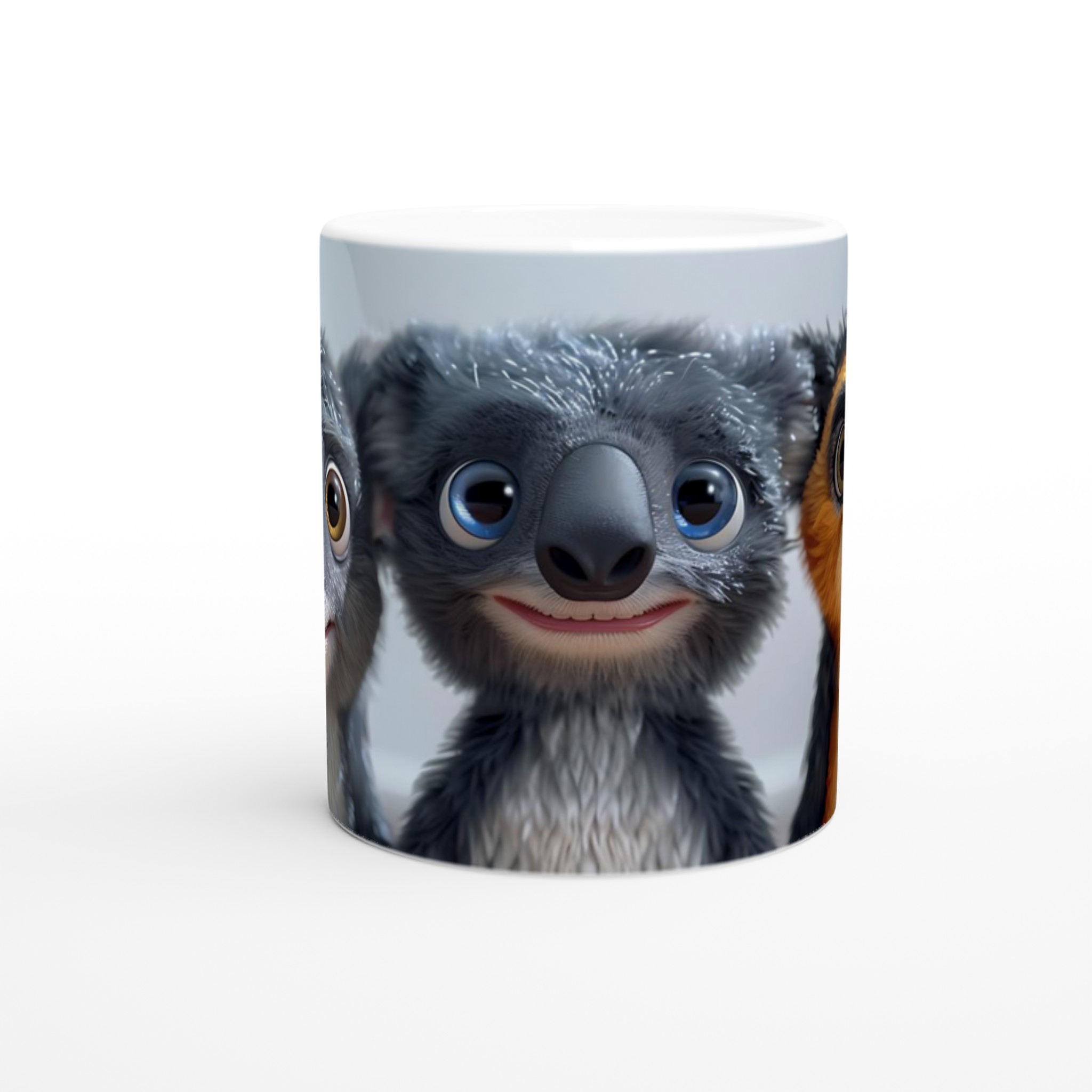 Söta Koala Vänner 11oz Keramisk Mugg – Personlig design i 7 livfulla färger för din favoritskapelse 8 14179811-6dec-4ce7-866c-efea813bb5a8