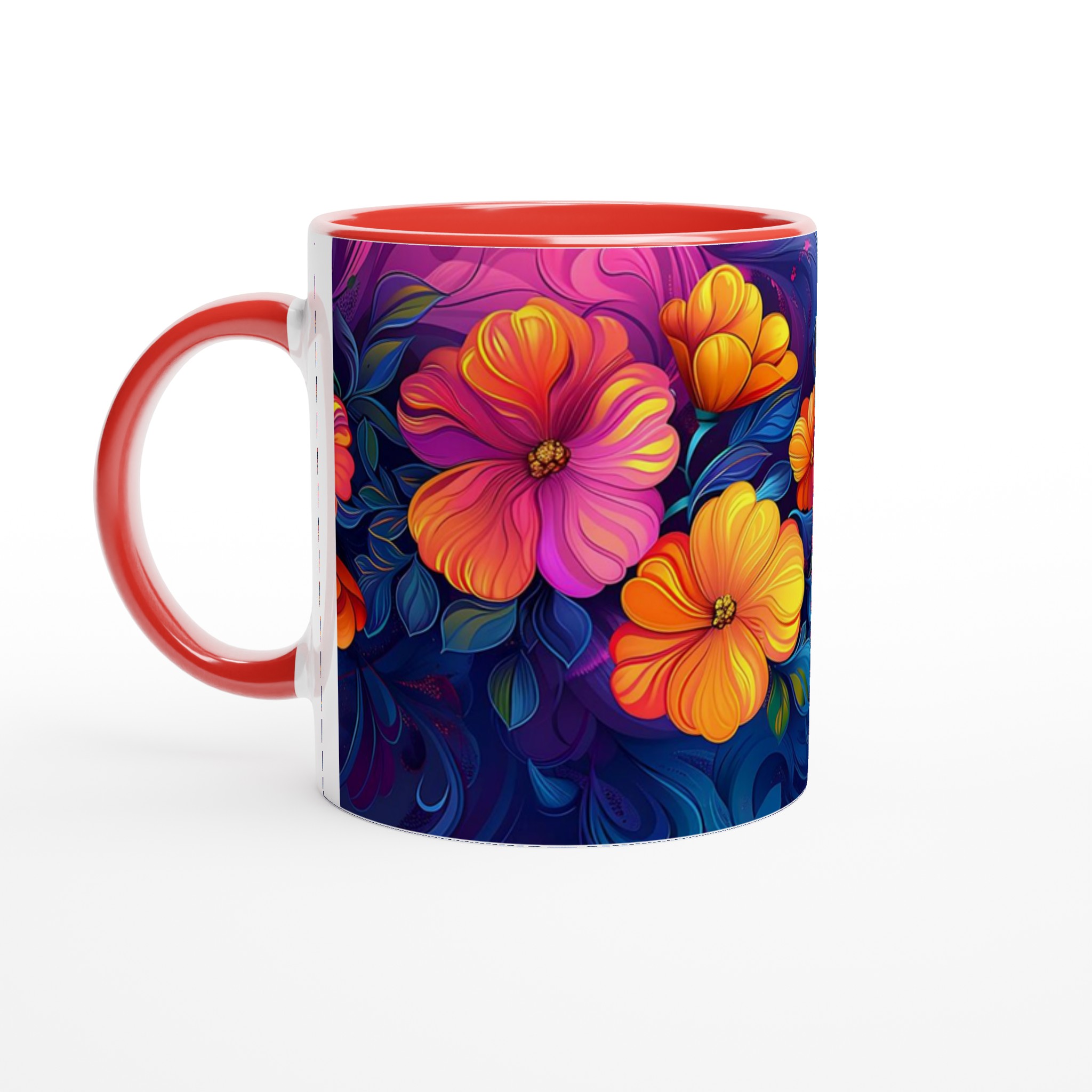 Mugg med Levande Blomsterprakt – Välj din Färg för en Konstnärlig Kaffestund 5 144d76ef-b2f2-42b5-829c-1730fa7d6078