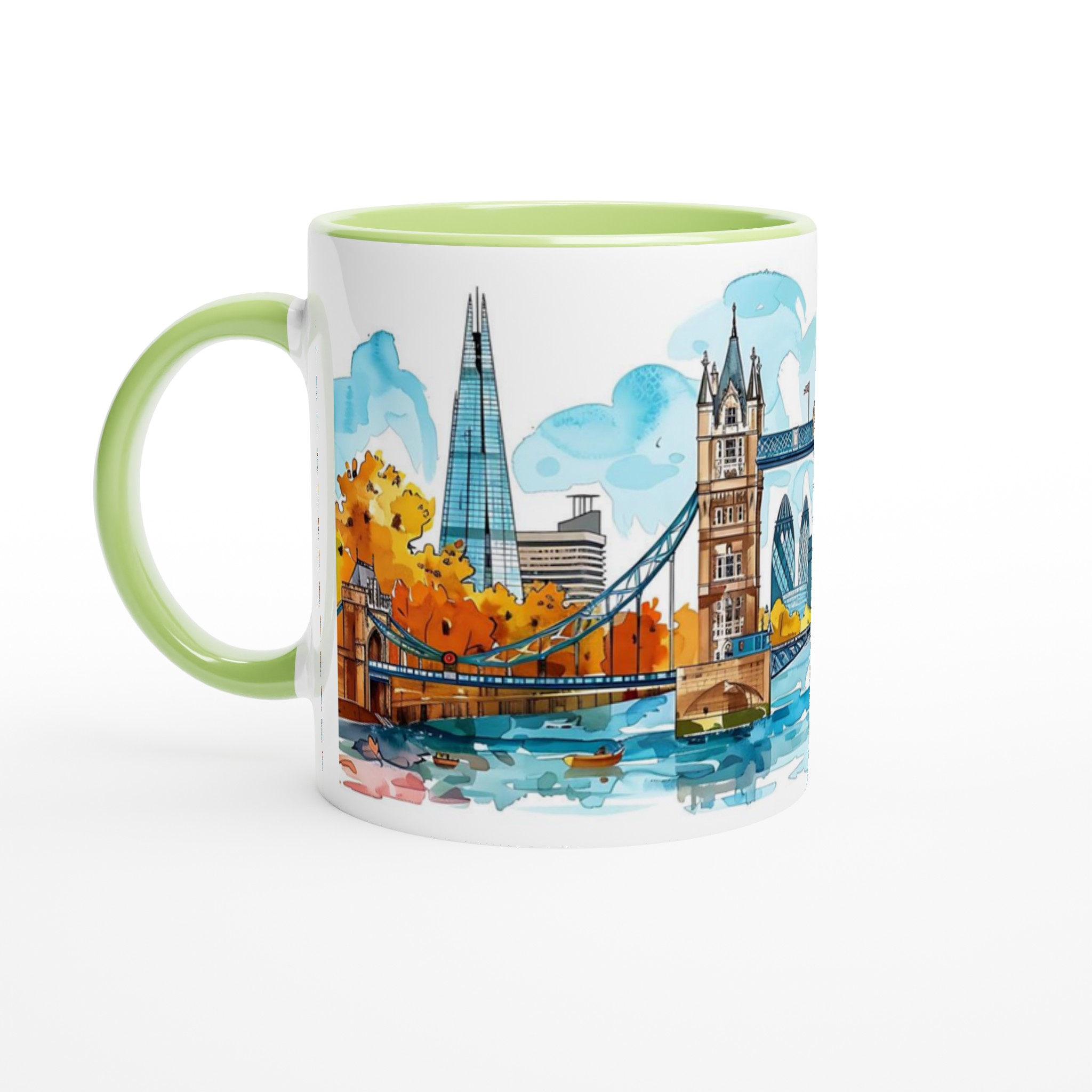 London Watercolor Skyline Mugg – Varm höstkänsla i din hand, välj din färg! 7 14586ace-c25b-48ae-b227-2703d99ac36c