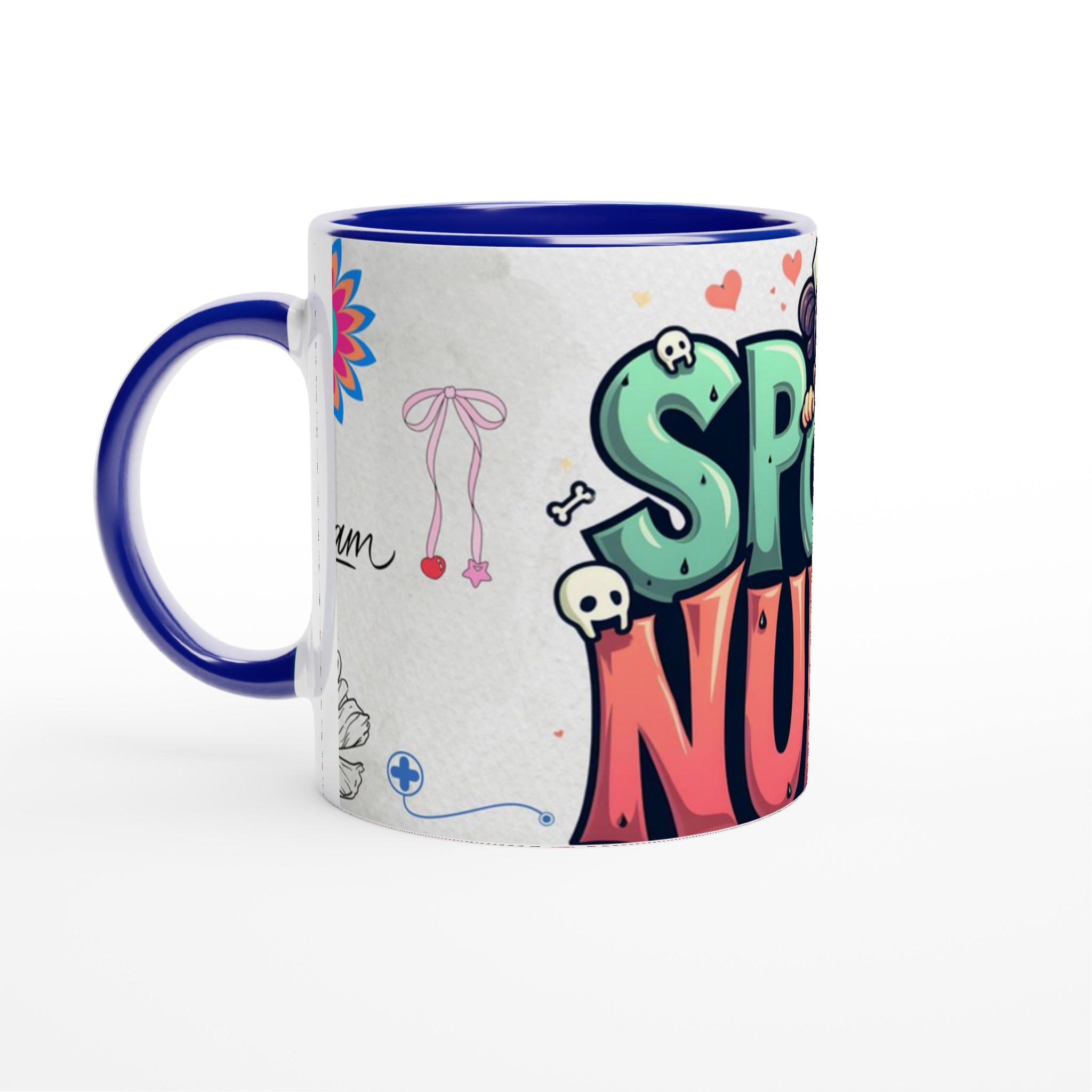 Spooky Nurse 11oz Keramisk Mugg – Färgstark, Lekfull & Perfekt för Alla Humör 2 1462ed6a-090f-49c7-af2d-b96b01b09b01