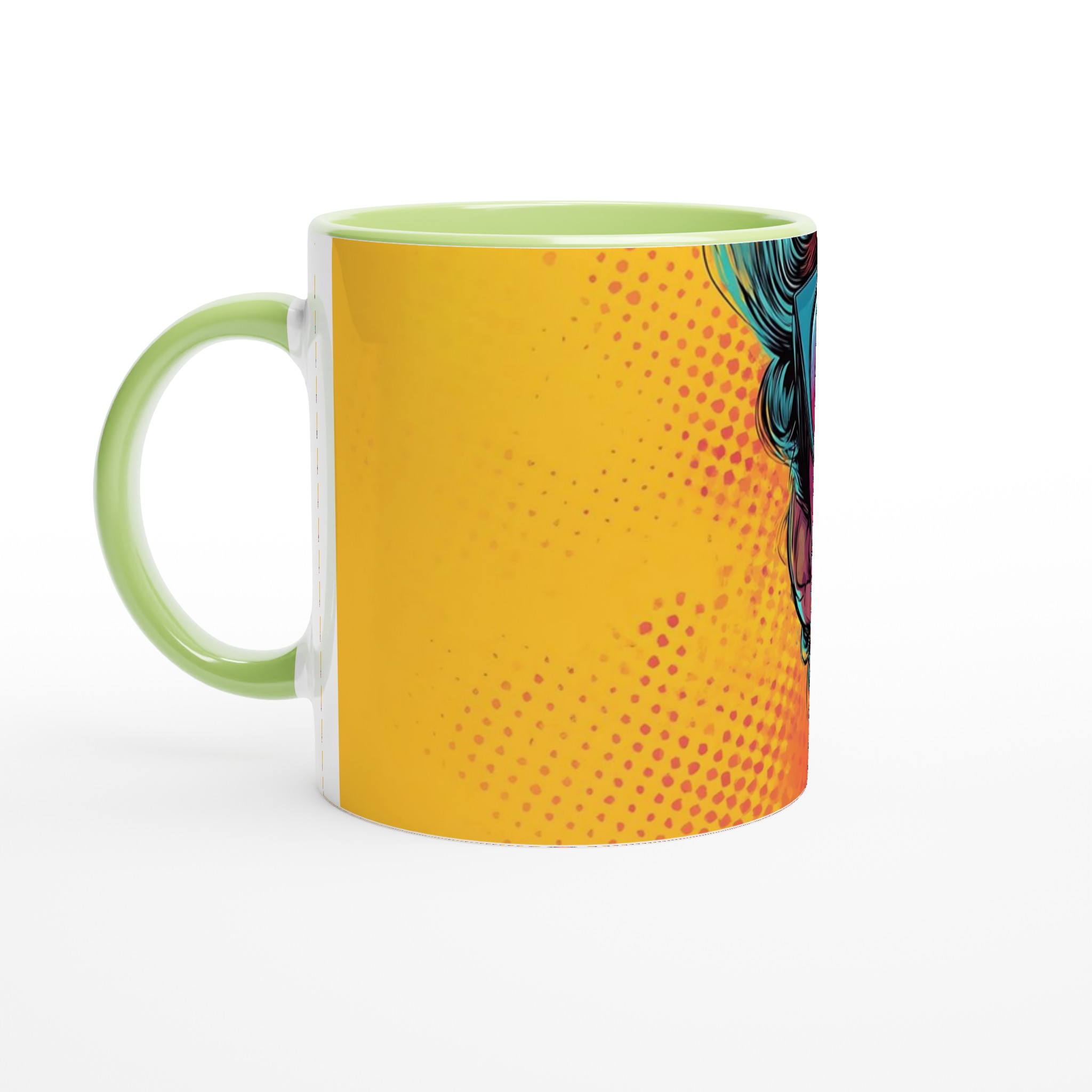 Pop Art Diva Keramisk Mugg – Uttrycksfull Design i 7 Livfulla Färger 7 1477b0cf-aac8-43a1-8f3e-03d78e5e92ae