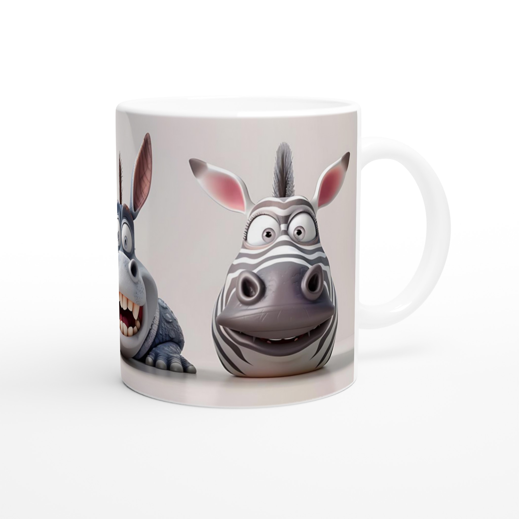 Glada Djur Keramikmugg - 11oz Rolig Design i Flera Färger 9 1492c6fa-157e-4ea5-bb22-2c923f5dc677