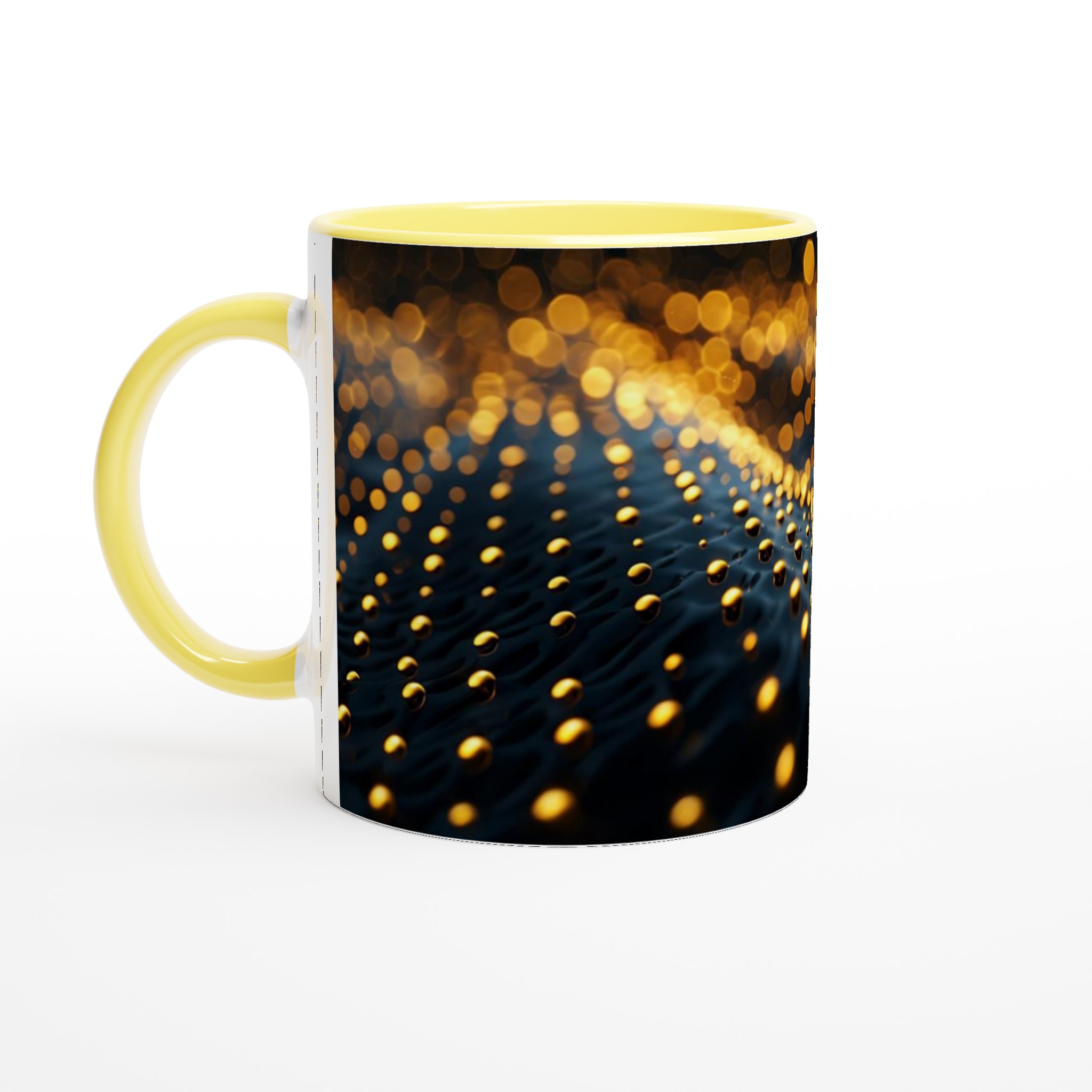 Abstrakt Gyllene Skimmer 11oz Keramisk Mugg – Ge Din Kaffestund en Lyxig Touch i Valfri Färg 3 14d31730-c343-448f-9f76-fed16b58c1b4