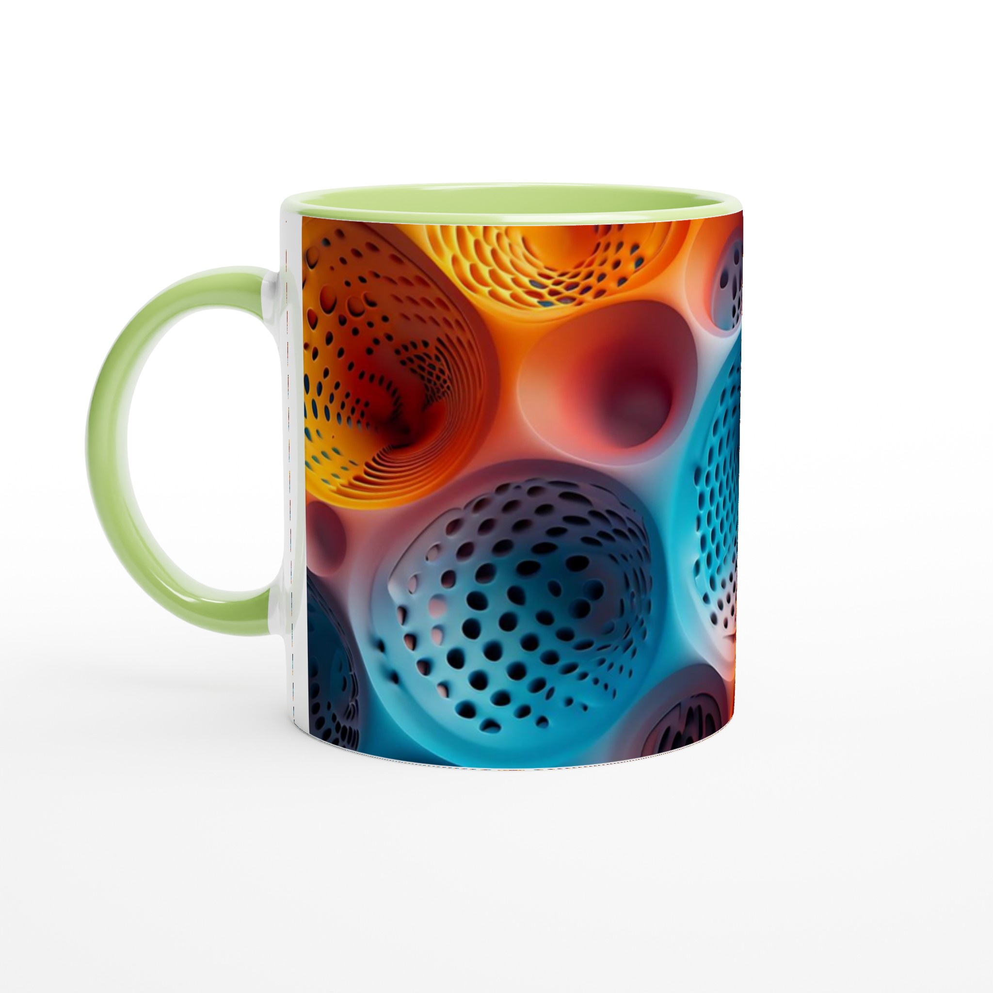 Abstrakt Mugg i Klara Färger: Dynamisk Design för Ditt Kaffebord – Välj bland Flera Livfulla Nyanser! 7 14d4693d-2255-4e52-8c88-f1c26ac0535d