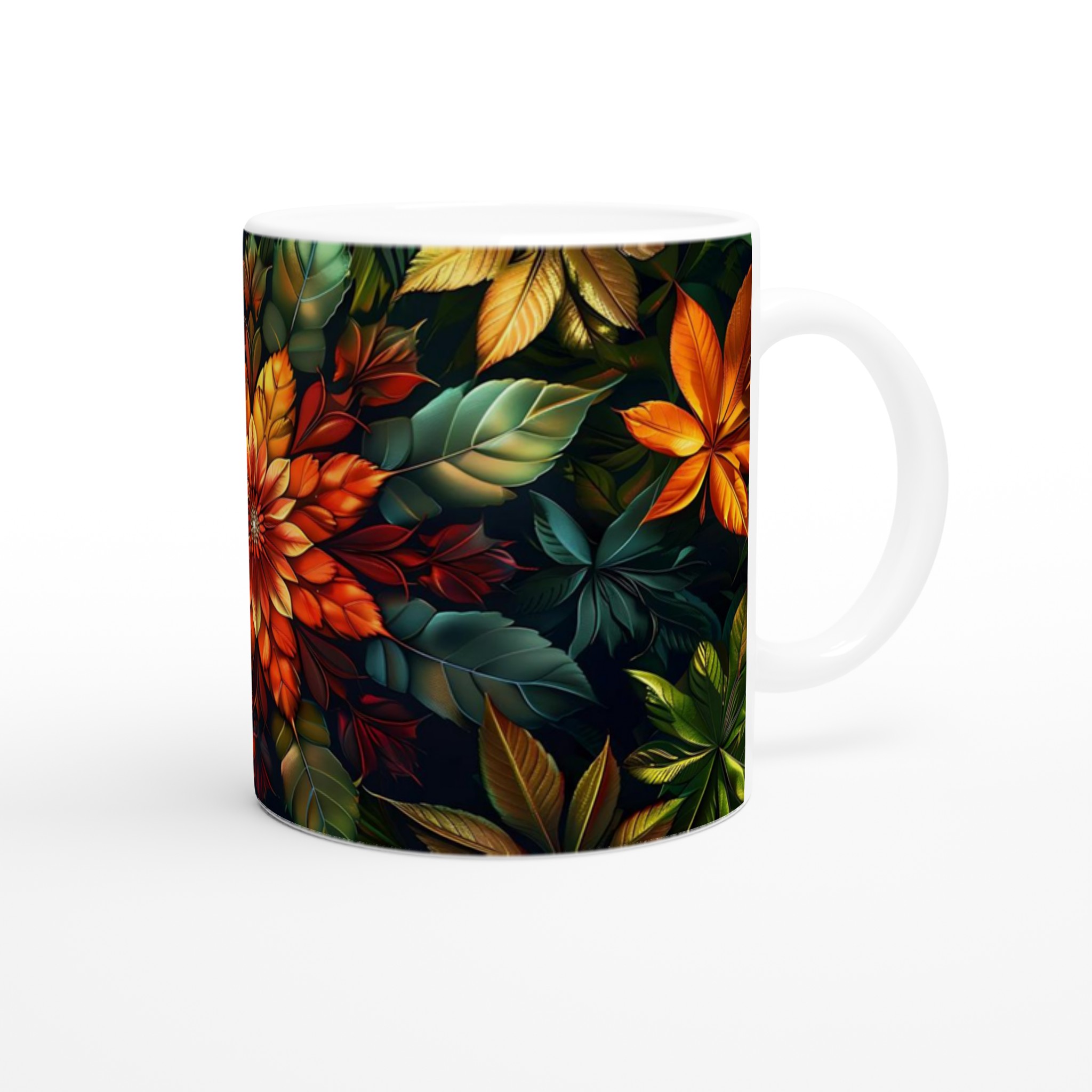 Tropisk Blomma Keramikmugg - Lyxig Design & Hållbar Kvalitet i Ditt Val av Färg 9 14dff6e8-cc7a-4bbb-ab16-29740198468b