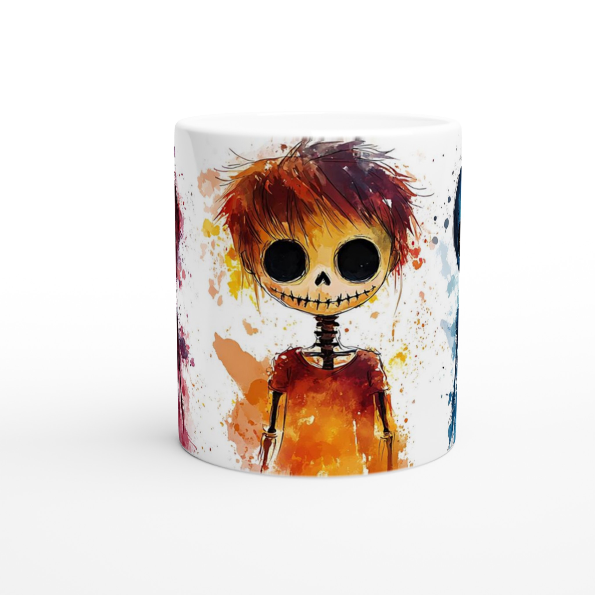 Konstnärlig Skull Squad Keramisk Mugg - Välj Din Färg! 8 14f8e7b6-3baf-4cba-9fb6-19f9d69b0b46
