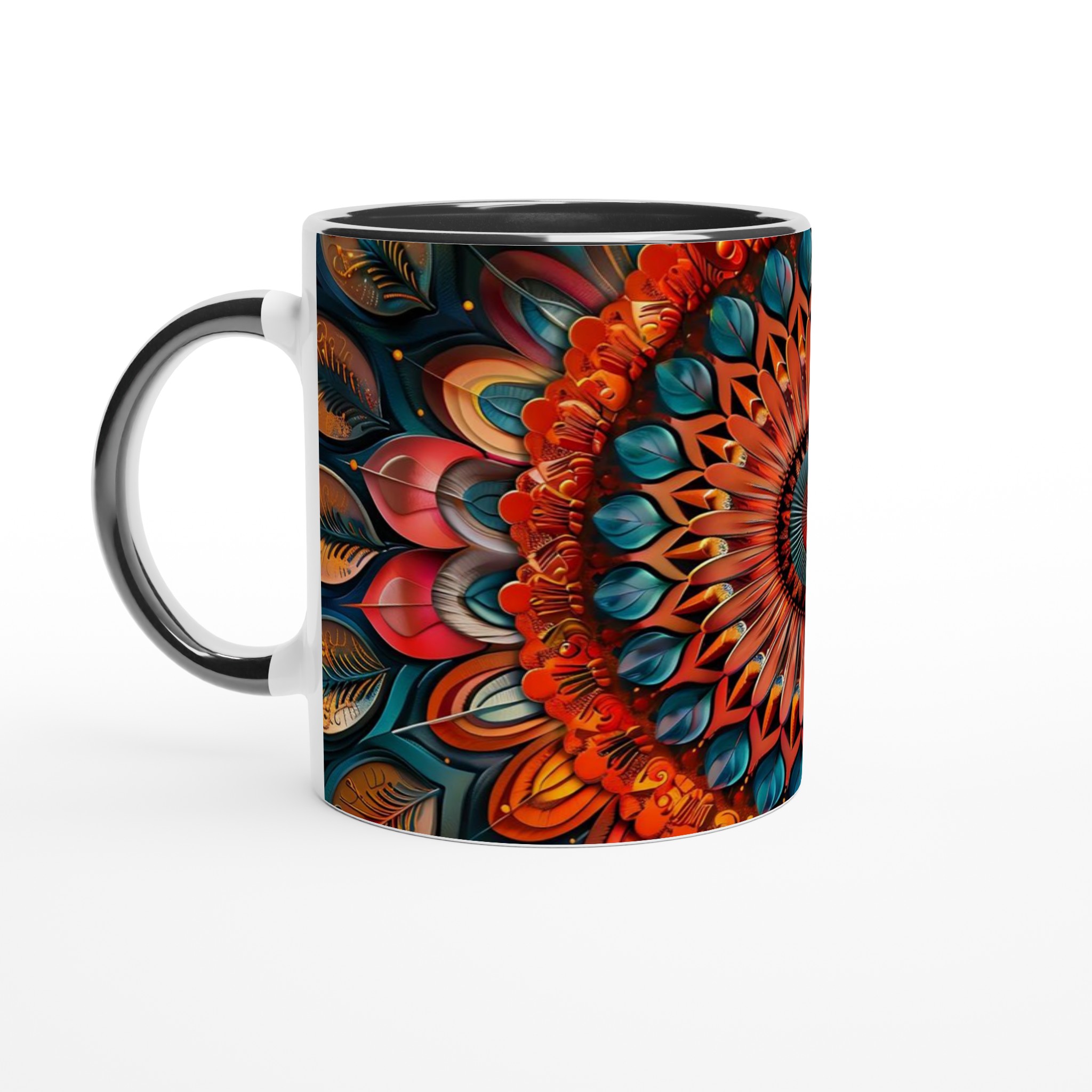 Mångfärgad Mandala Keramikmugg - 11oz Konstnärlig Kaffekopp i Strålande Nyanser, Välj din Favoritfärg! 4 14f96a80-41fe-4371-9506-ca80d92522d2