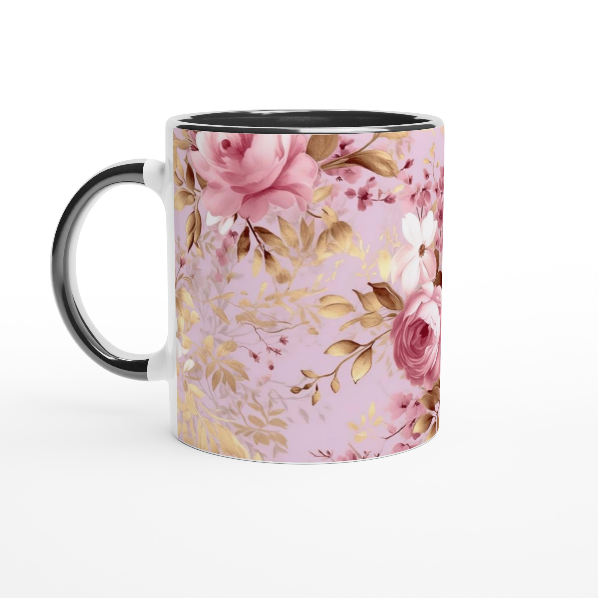 Elegant Vit 11oz Keramisk Mugg med Rosig Blommig Design – Välj Bland Färgstarka Keramiska Nyanser 4 15063233-dd8c-4eca-a43e-8fe508e7bd32