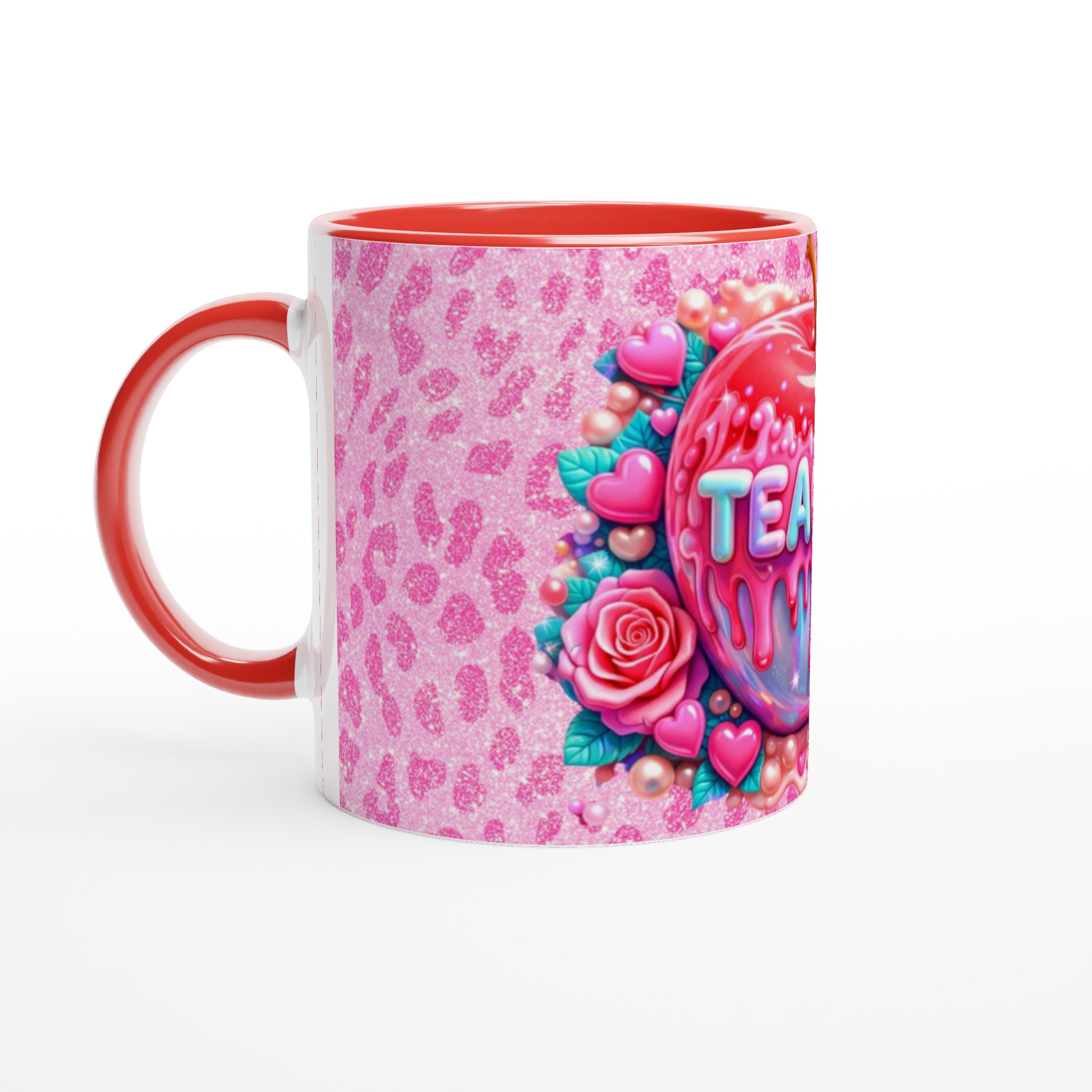 Glossy Pink Teacher Apple Ceramic Mug – Celebrate Educators in Vibrant Style 5 153c17c4-ef63-4ee9-ad1b-533588a071db