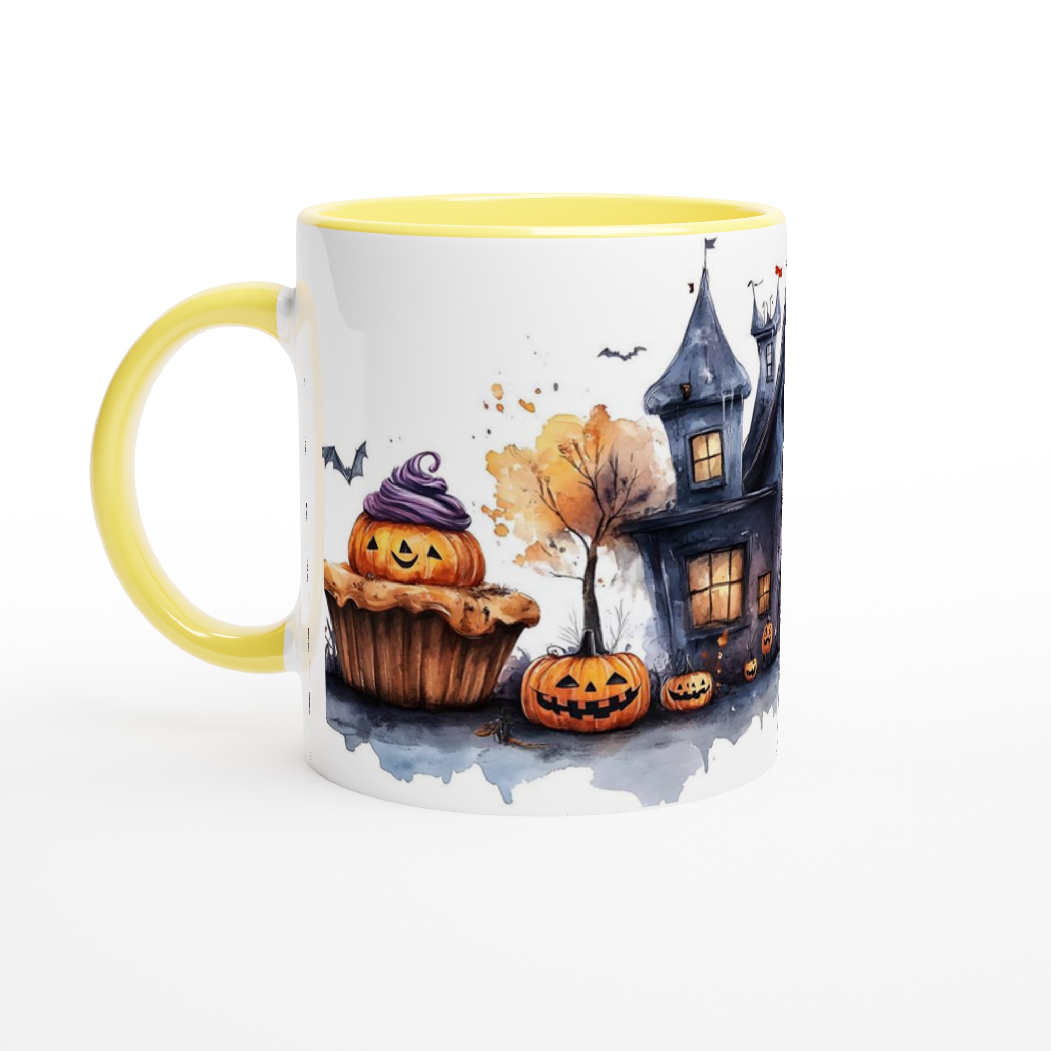 Spooky-Söt Halloween Hus Kaffemugg – Förtrollande Keramik för Höstens Fester, i flertalet färger 3 159e6b9e-b7ca-4505-b580-aae5b6f9a401