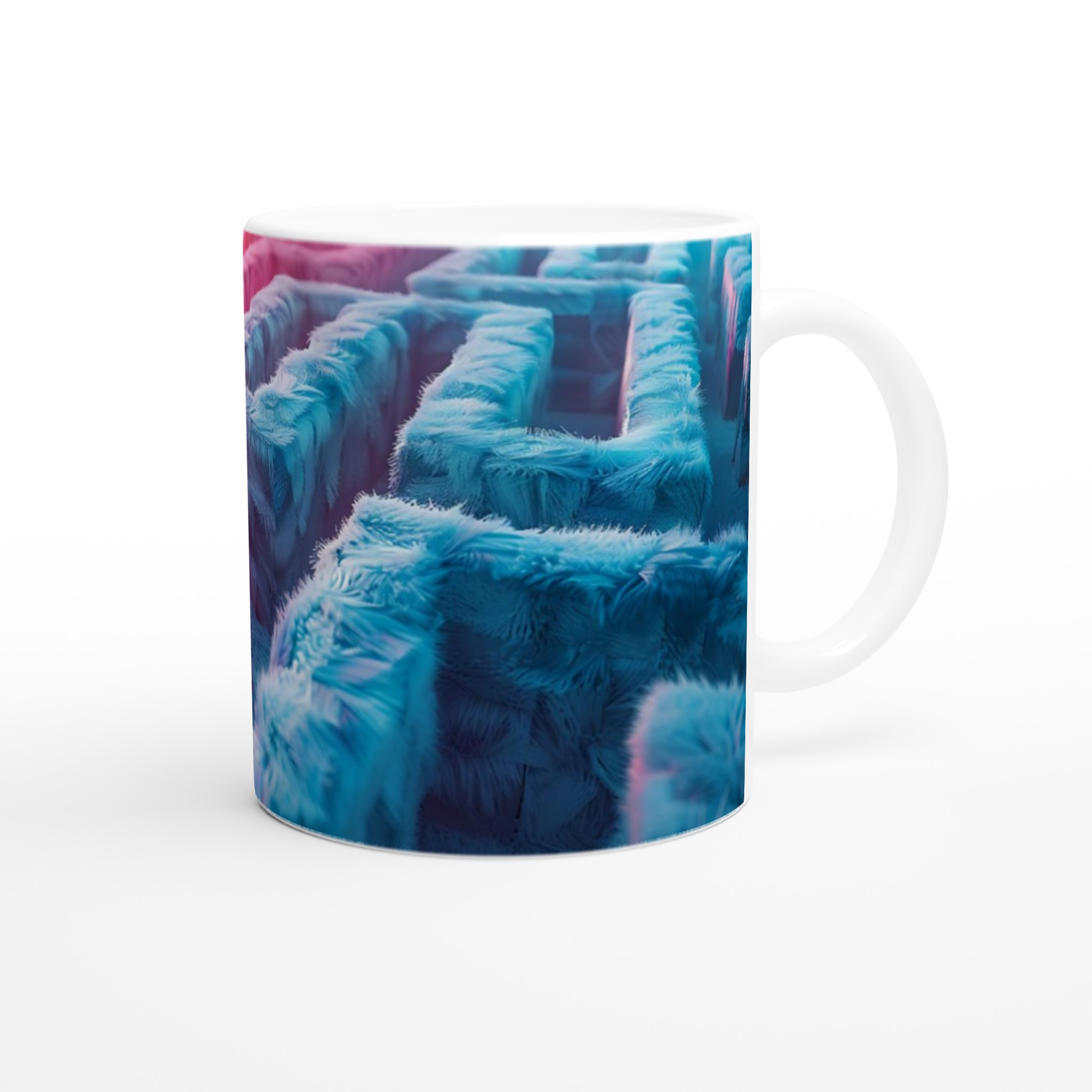 Färgglad Labyrint 11oz Keramisk Mugg – fluffig, lekfull design i sju livfulla nyanser 9 15e6e71c-b26d-4956-85d3-9db6b70dbdae