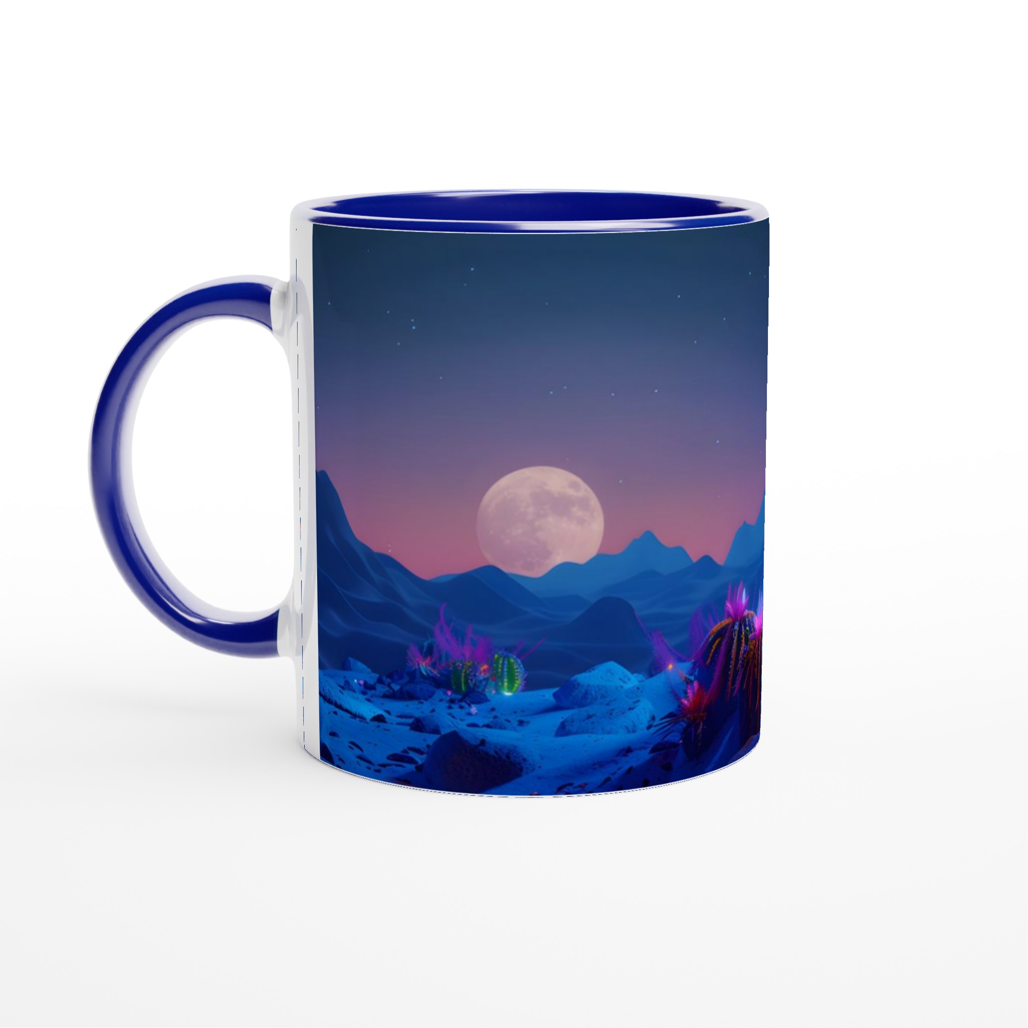 Neon Cactus Drömmugg – 11oz Keramisk Mugg med Magisk Ökenmotiv & Färgval 2 160bfb84-32c6-4833-a555-57200c860dbc