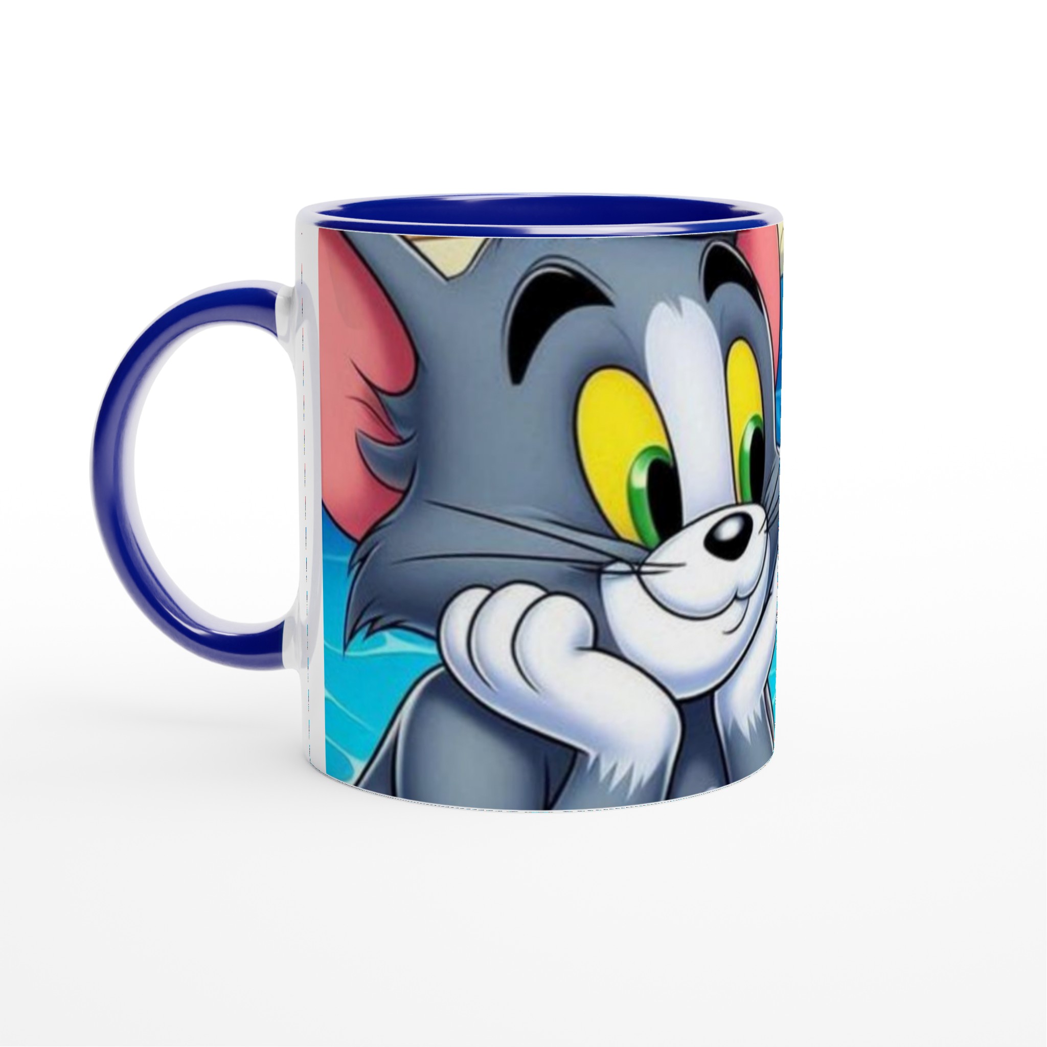 Vit 11oz keramisk mugg med färgstarkt Tom & Jerry-motiv i flera keramiska färger 2 168194e4-6c7d-4c8b-986a-01df972d6db5