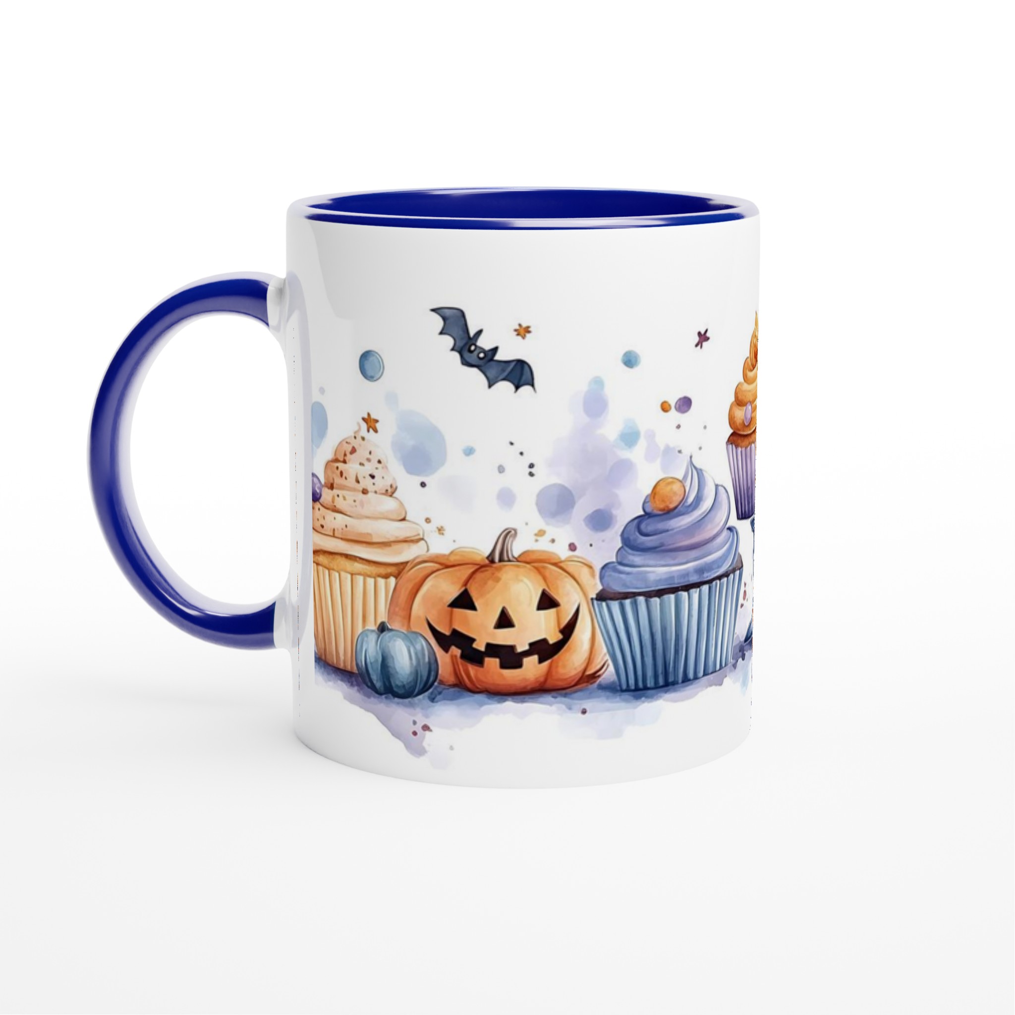 Bus eller Godis Mugg: Mysig Halloween-design i akvarell – Välj din färg! 2 1690eeb6-18ac-4b9e-a7f5-dd675725040a