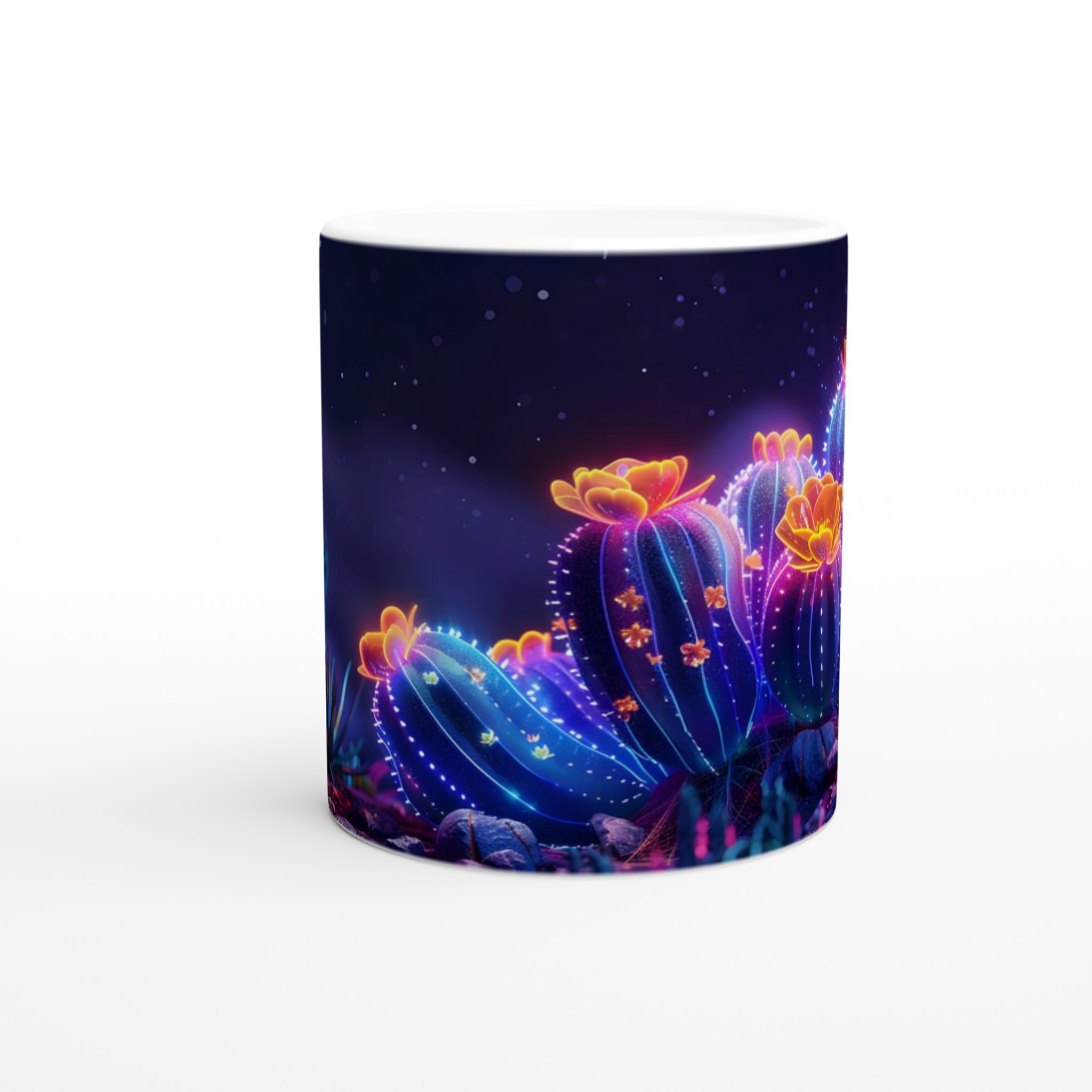 Neon Cactus Drömmugg: 11oz Keramikmugg i Valfri Färg – Lys upp Din Dag! 8 16c58875-1eb2-471a-ad5a-832794412f43