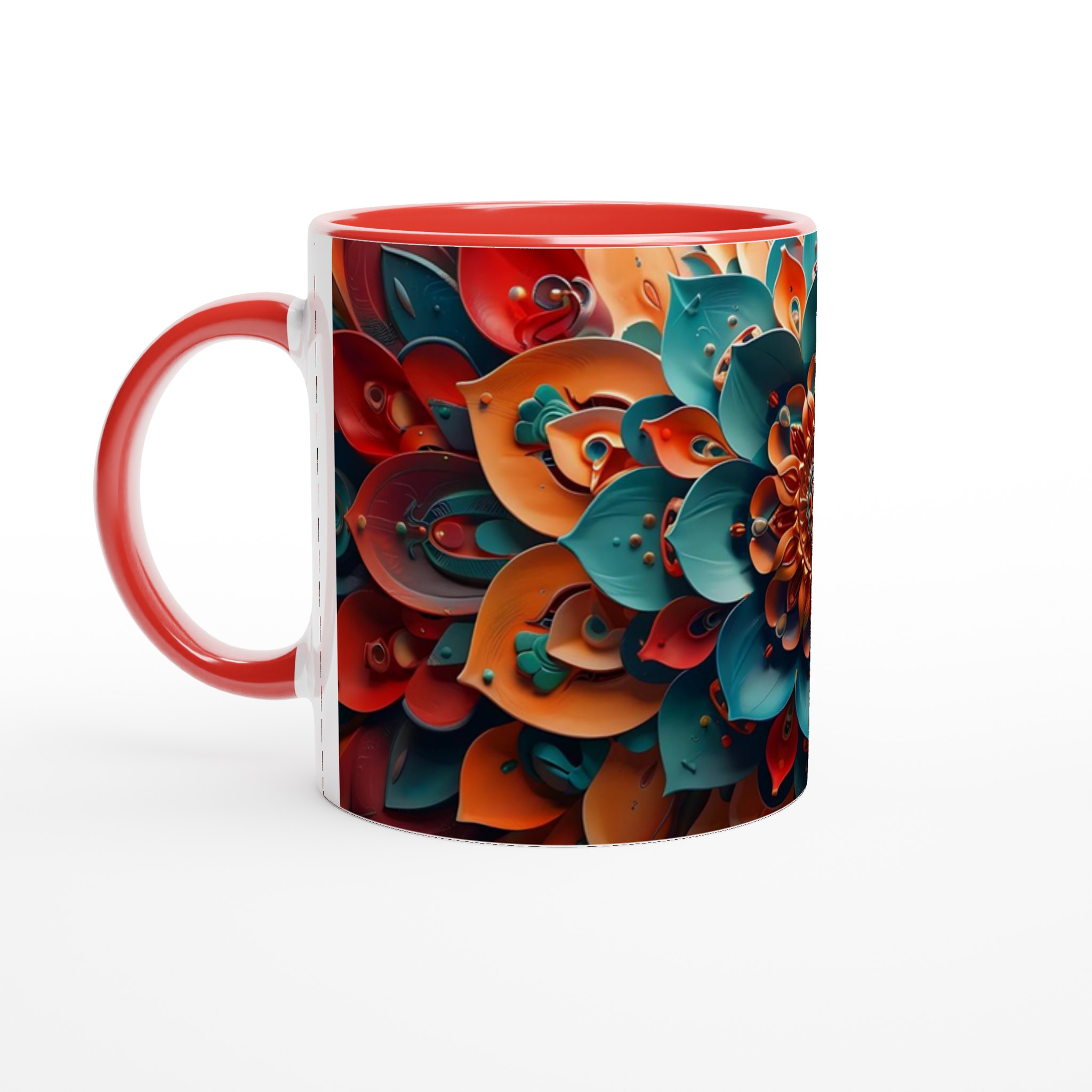 Abstrakt Mandala 11oz Keramikmugg – Livfull Konst för Dina Kaffestunder i Valfri Färg 5 16dd9892-378f-49ca-9e17-d929b6af750b