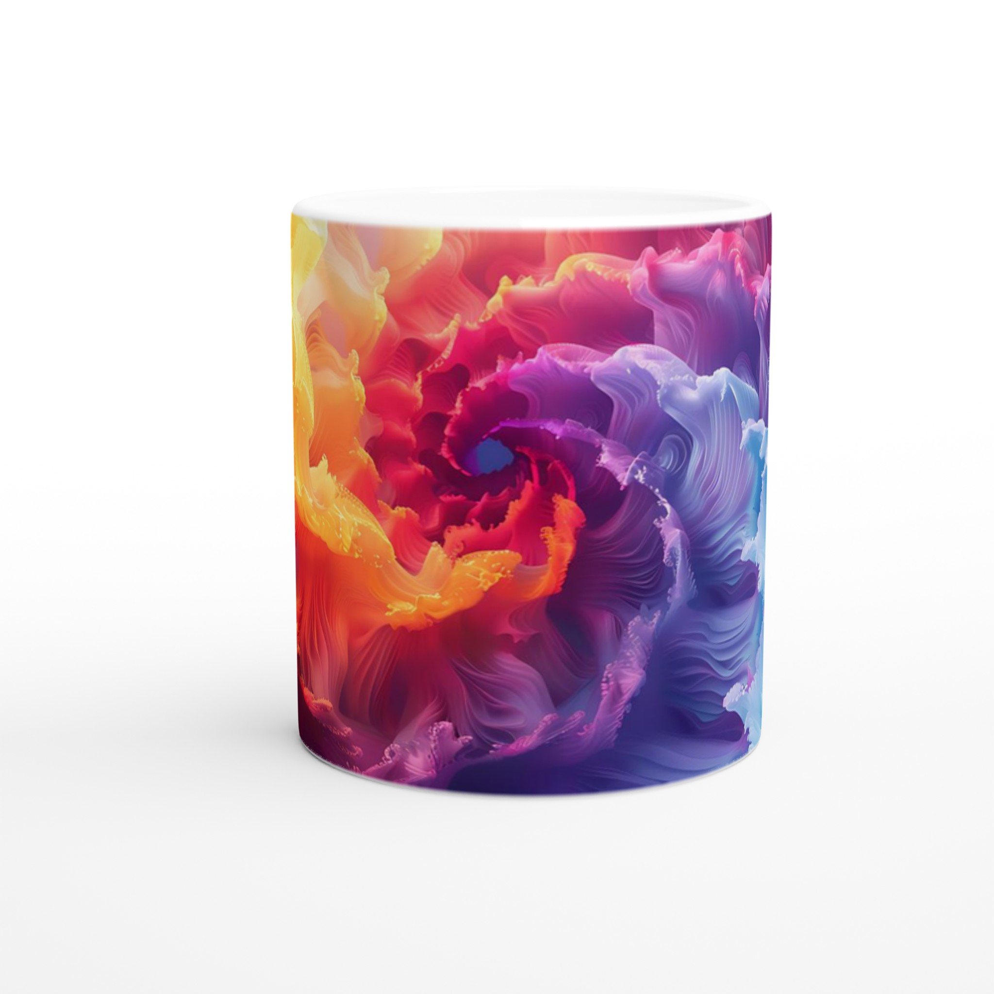 Abstrakt Virvel Mugg – Konstnärlig Design i Vårda Färgval på 11oz Keramik 8 16e2540b-57ce-4a4b-8623-5d9ad29b2f0d