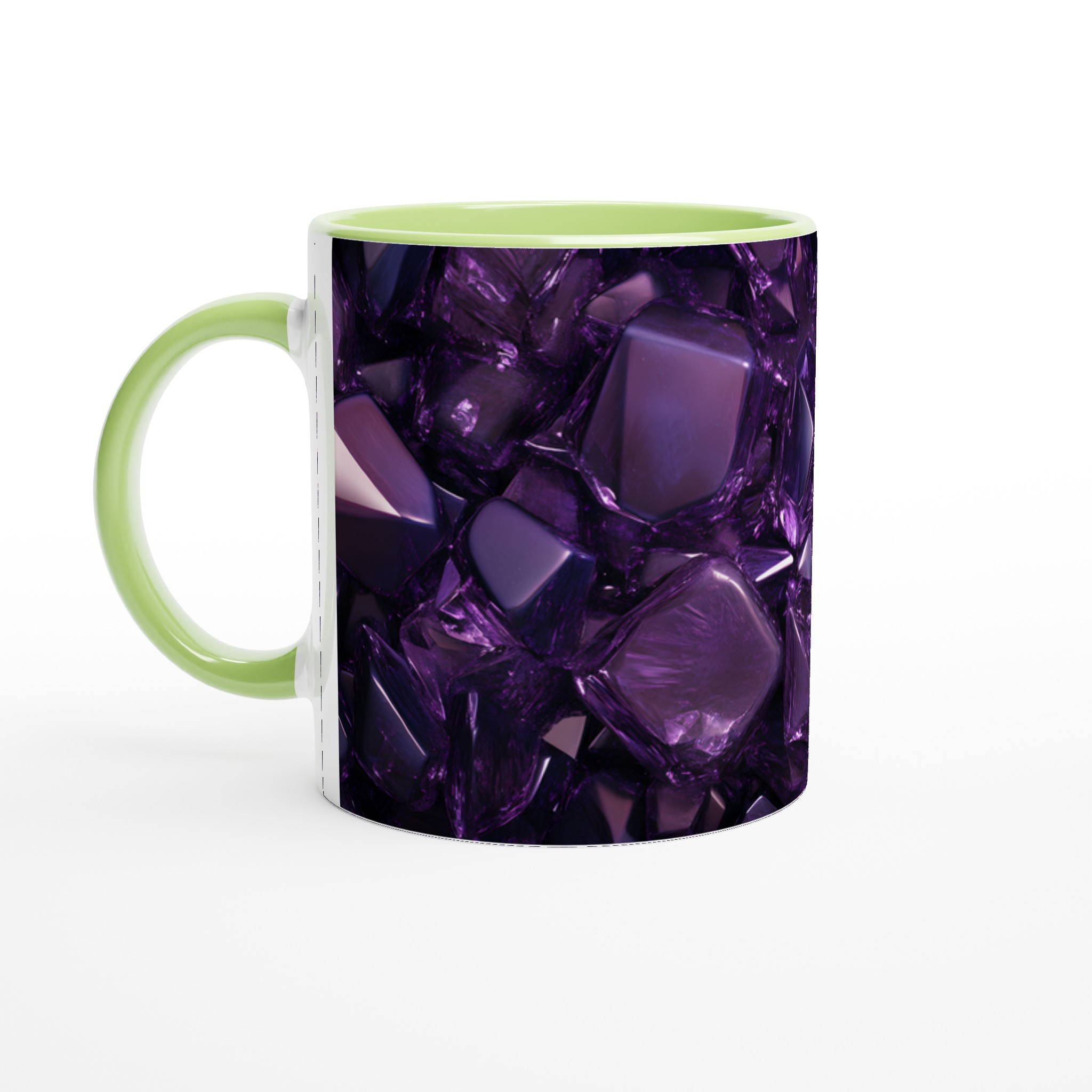 Lyxig 11oz Keramisk Mugg: Kristalliserad Lila Skönhet för Din Frukost & Fikastund 7 170a47ab-d0db-48b5-9b29-964283c263c0