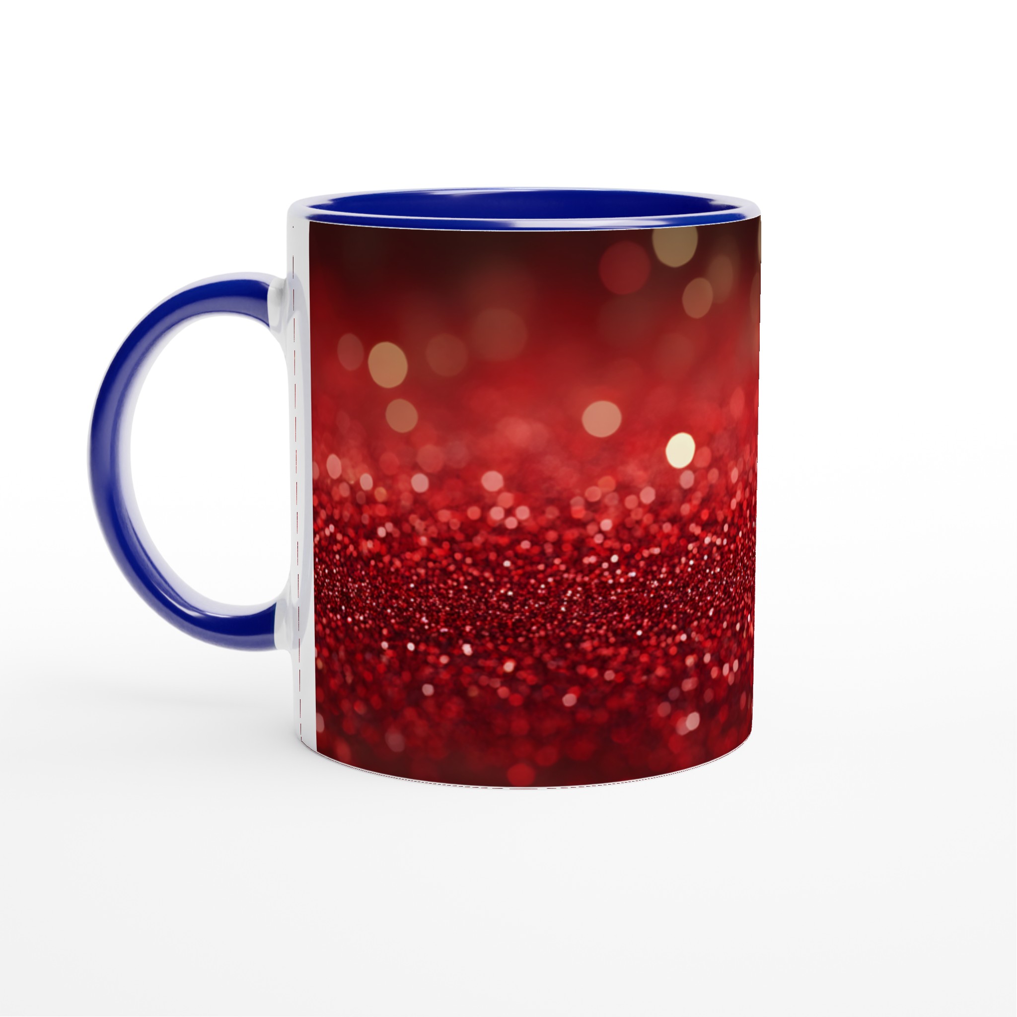 Glittrig Röd Keramisk Mugg - 11oz Favoritkopp för En Gnistrande Vardag i Ditt Val av Färg 2 1735016d-0664-440c-82a4-cd27547bd83a