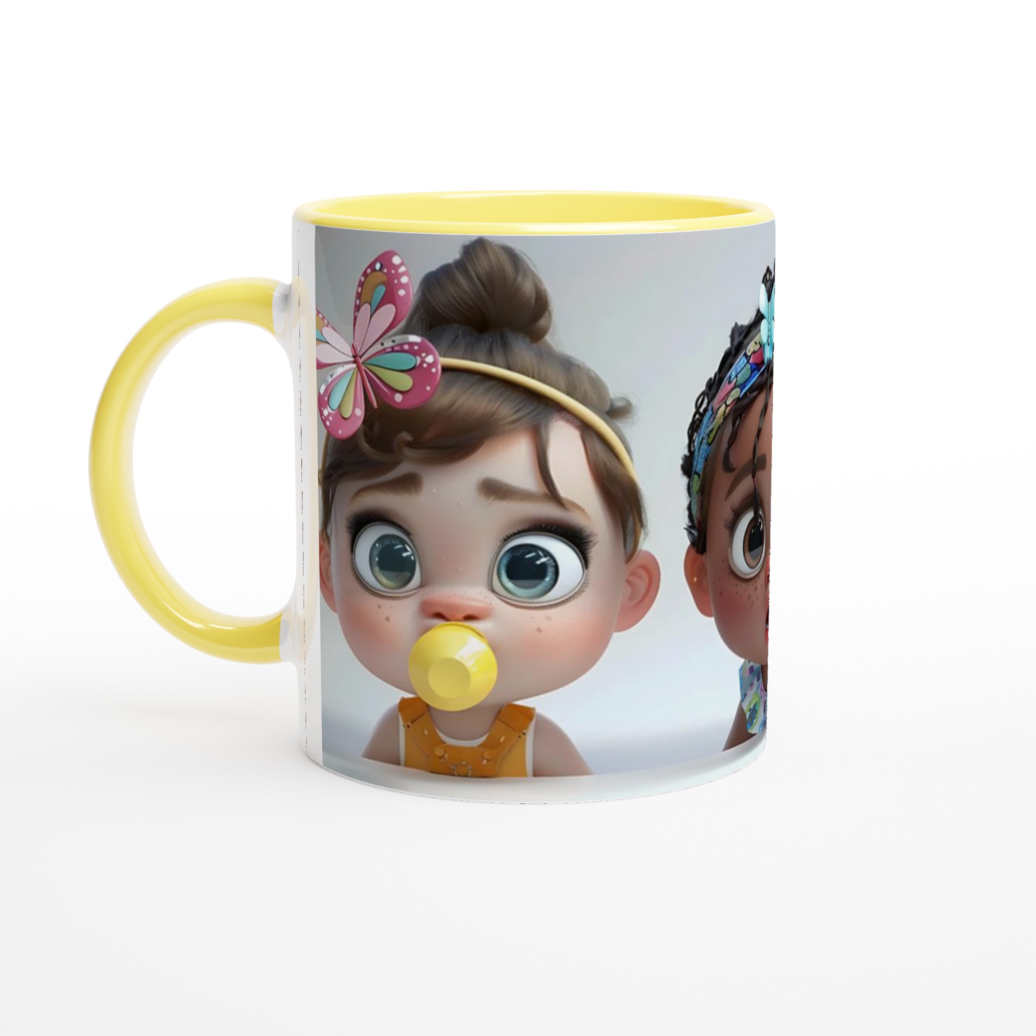 Söta Babyvänner 11oz Keramisk Mugg – Lekfull Design i Flera Färger för Din Favoritdryck 3 175ea1be-9d90-4df1-928a-5b01d06698bd