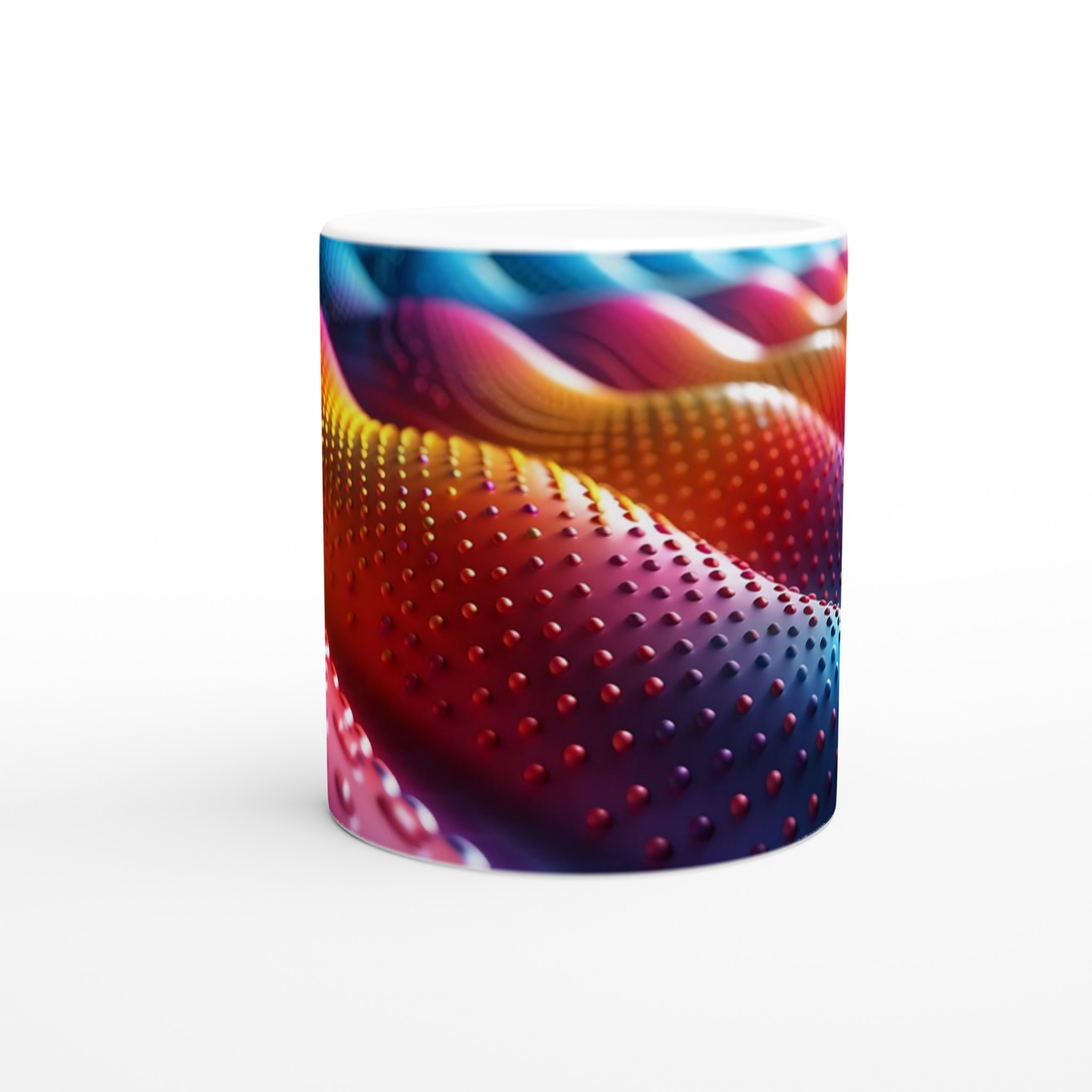 Abstrakt Färgvåg 11oz Keramikmugg - Livfulla Nyanser för Din Favoritdryck 9 17717eb8-ff5a-4c98-b7d5-5cdc5c6377a6