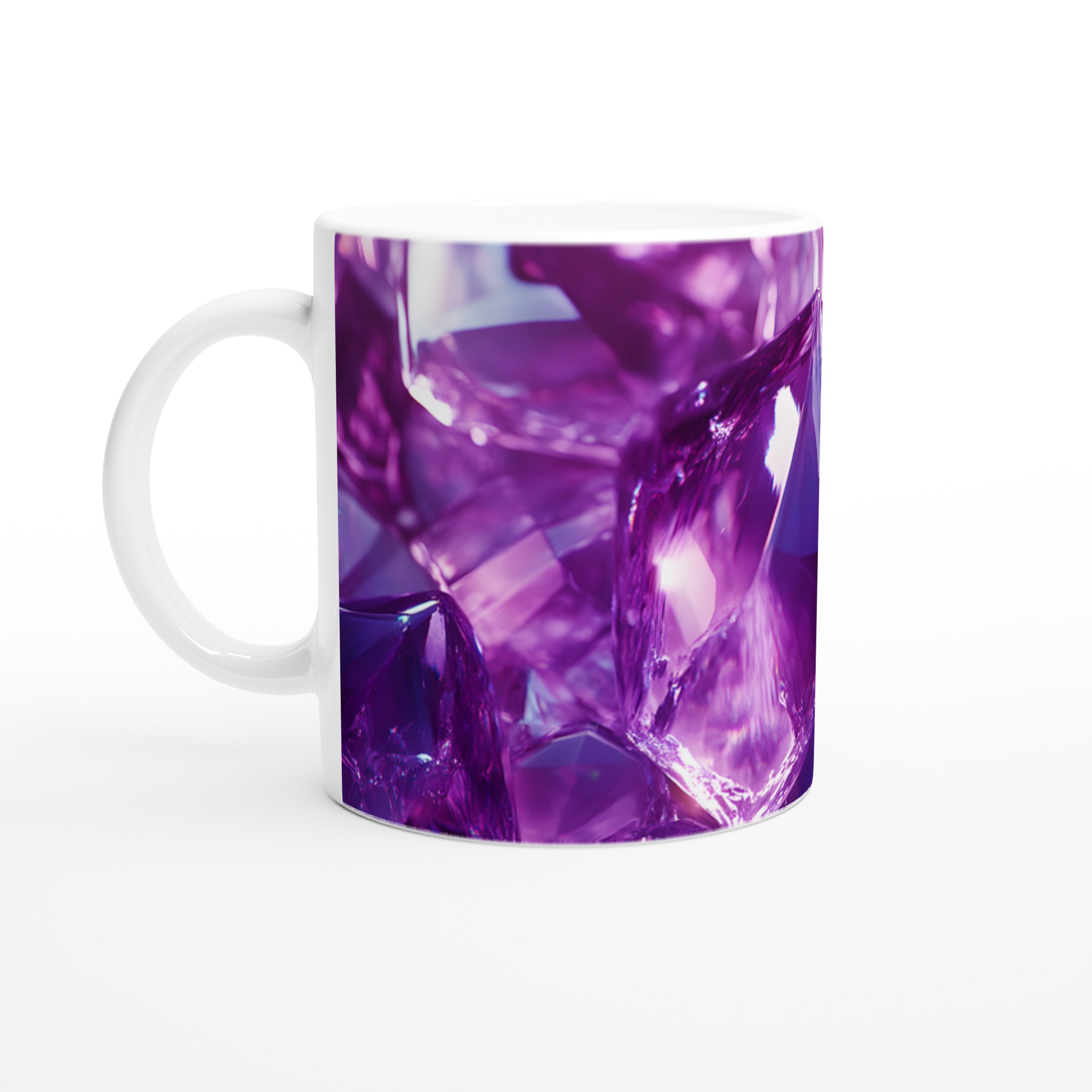 Ametistglans: 11oz Keramisk Mugg i Valfri Ädelstensfärg 1 17a5a147-1576-479b-ad3f-b7629b3e64df