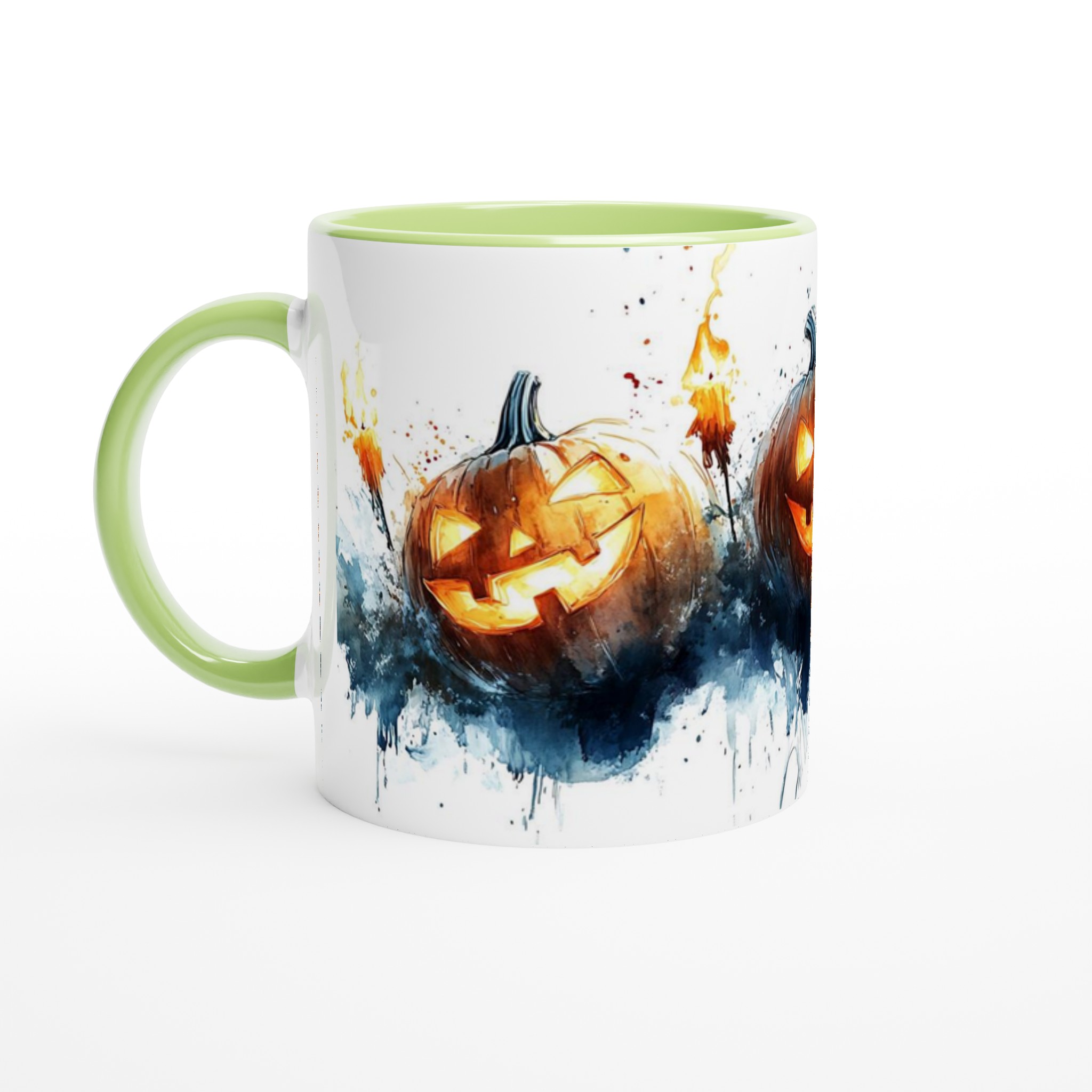 Spöklik Jack-o'-Lantern Keramikmugg – Perfekt för Halloween i ditt val av färg 7 17d3cd6d-5fa2-46fb-8544-32885b736680