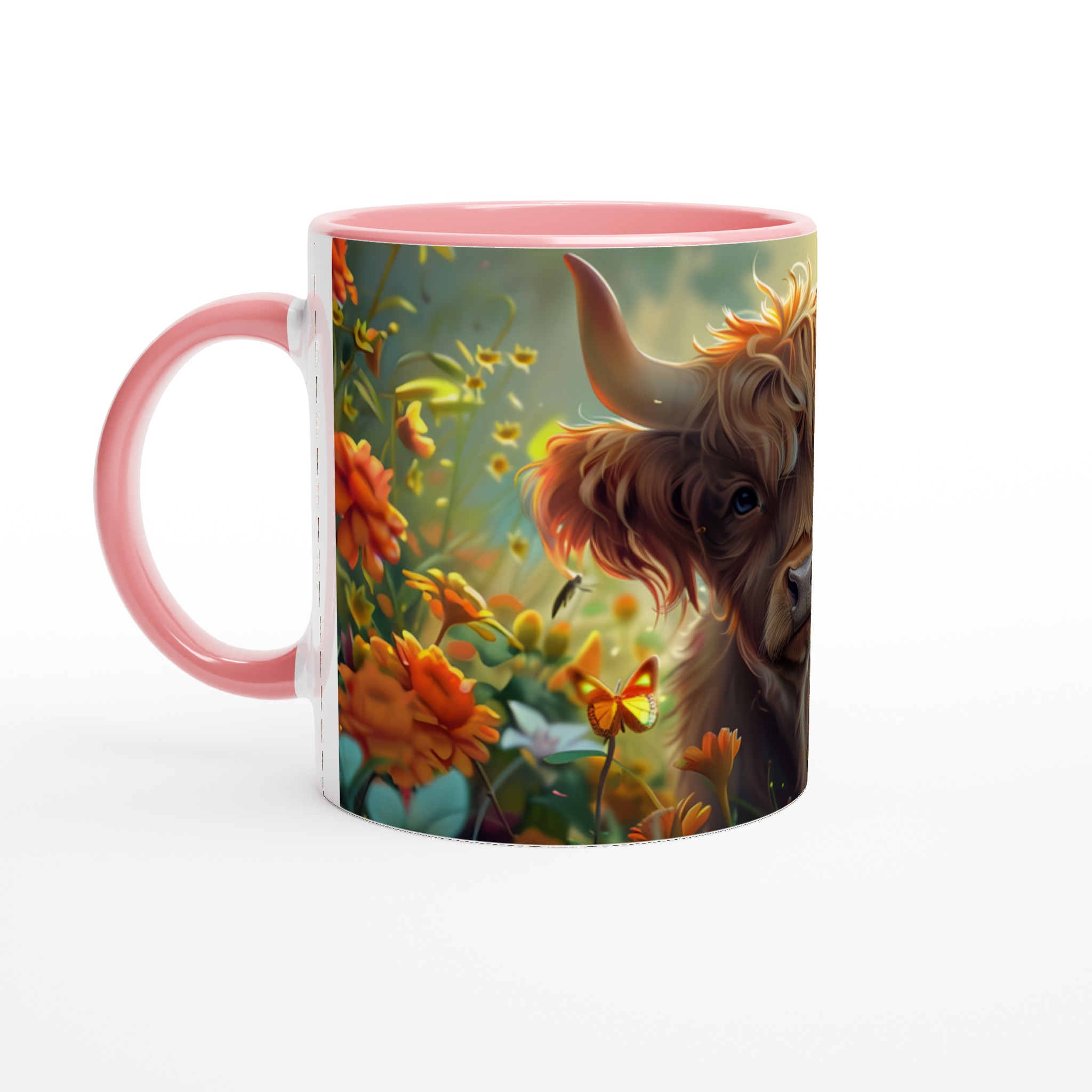 Charmig Highland Ko Mugg – Livfull Design på 11oz Keramik, Välj Din Färg! 6 17d8d6ad-32e1-4af2-b729-b18d4a74c41c