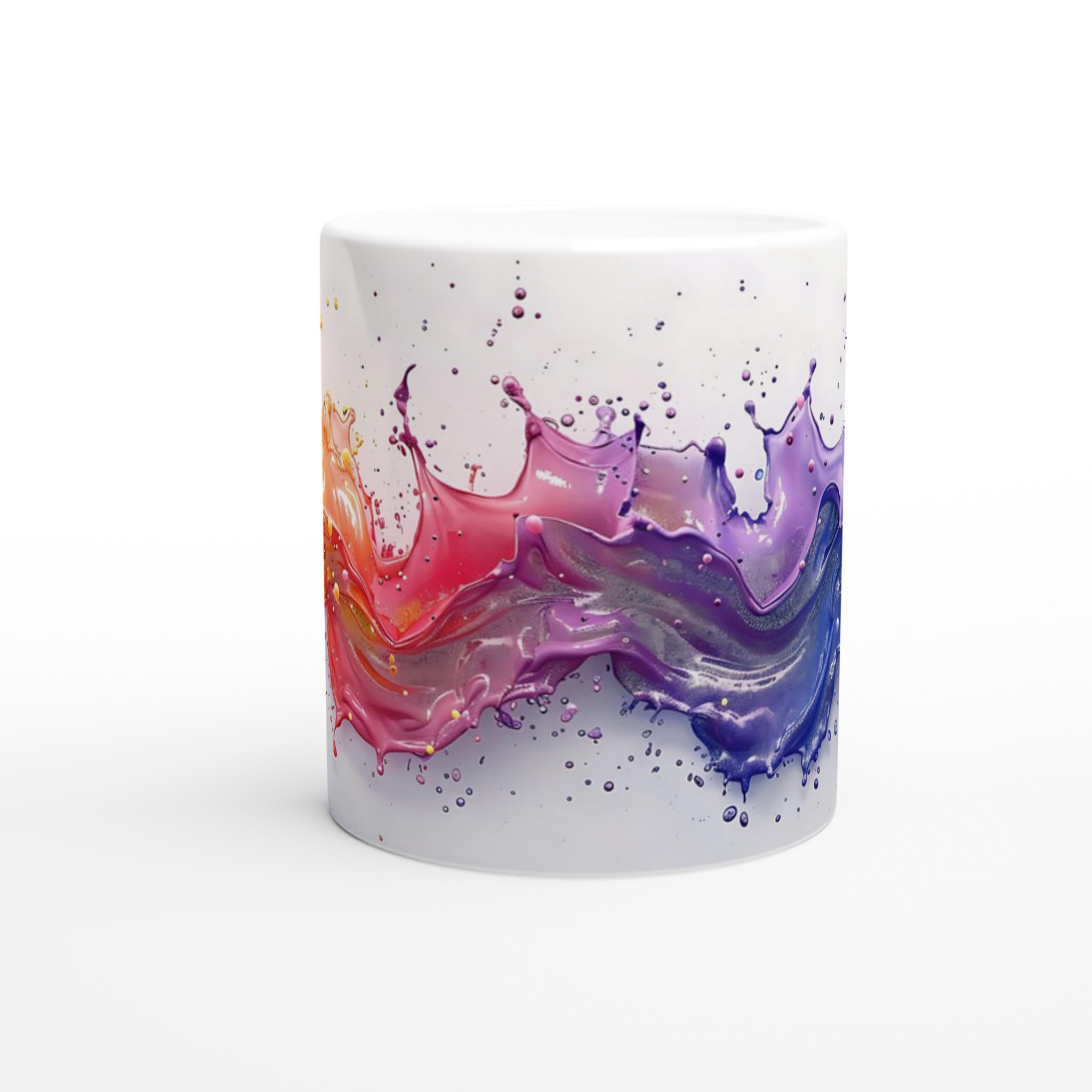 Färgglad Stänk Keramikmugg - 11oz Vibrant Design för Kaffe & Te 8 180a9d75-7ec0-44f2-8209-7b5688f3ccf0