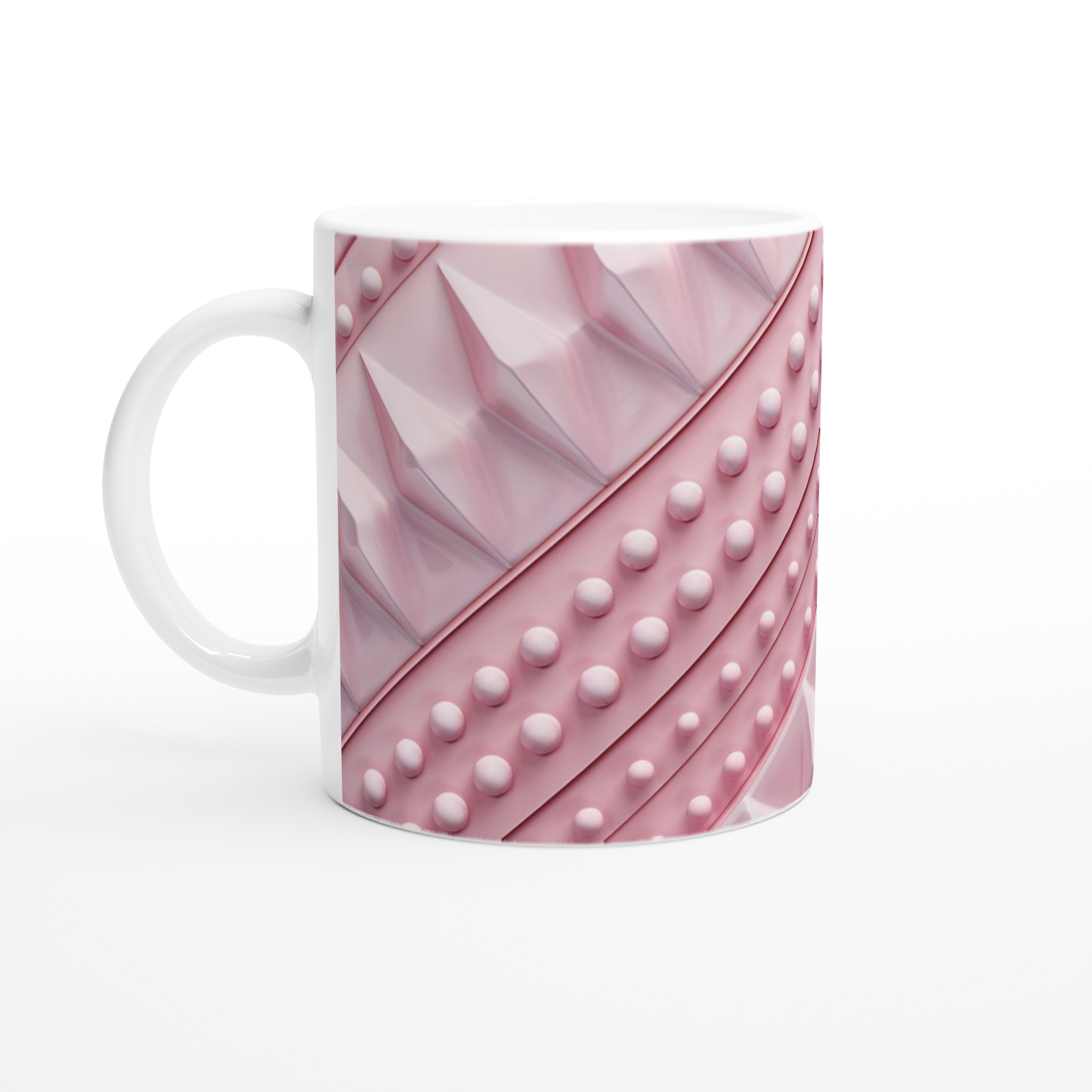 Pastellrosa 11oz Keramisk Mugg - Välj din färg och designa din unika stil 1 183a8565-5917-4682-b8ba-4345b4c81c9a