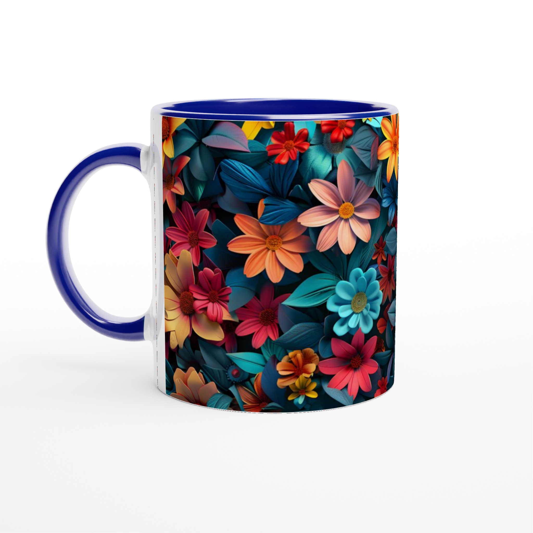 Färgexplosion: 11oz Keramikmugg – Din Personliga Blombukett i Valfri Kulör 2 1850d512-93e9-4a73-8fa7-e3b0a97dfb37