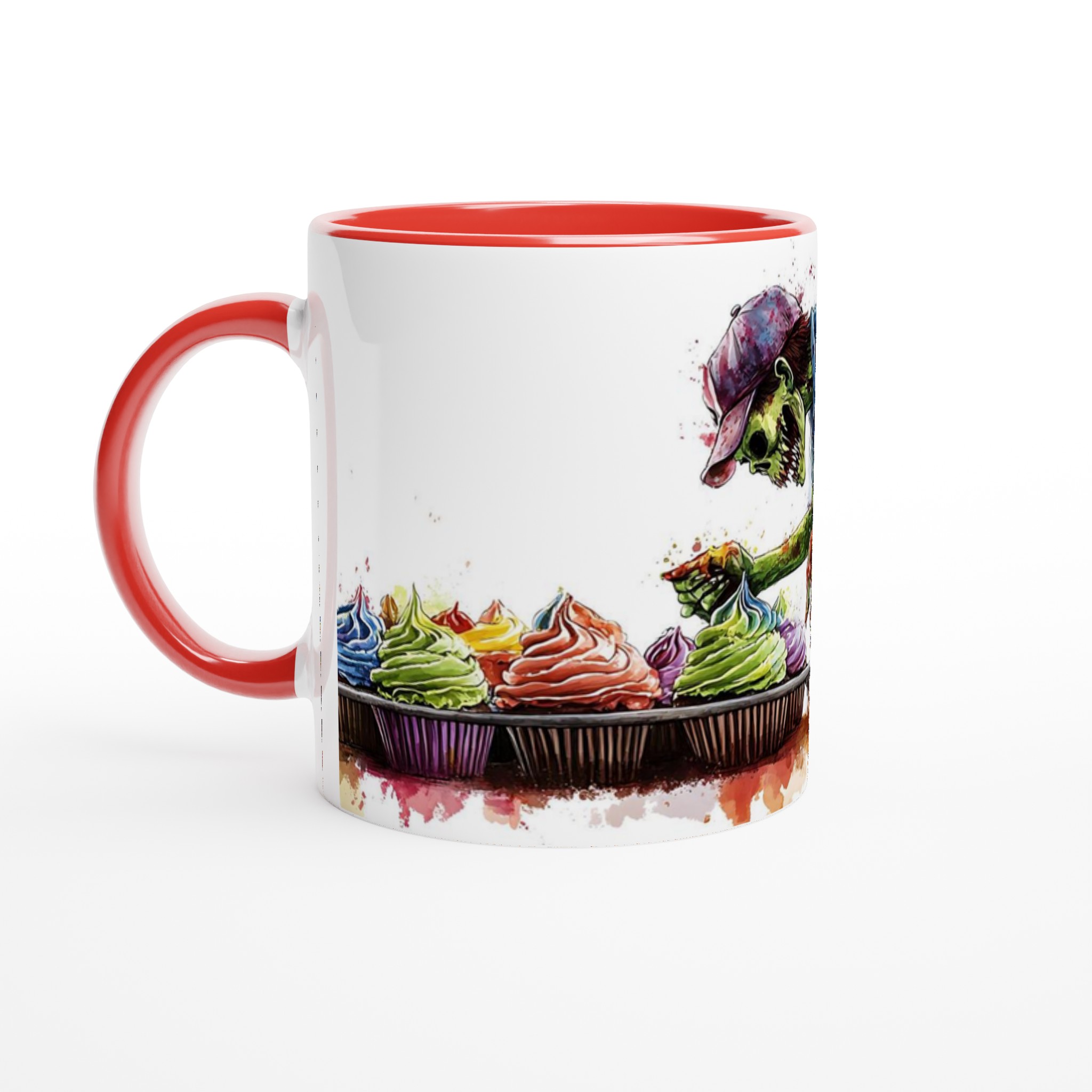 Zombie Cupcake Craze Keramikmugg - Skräckinjagande söt 11oz kaffemugg i ditt färgval! 5 185e7874-6f90-4857-a1ab-c0b4658f499a
