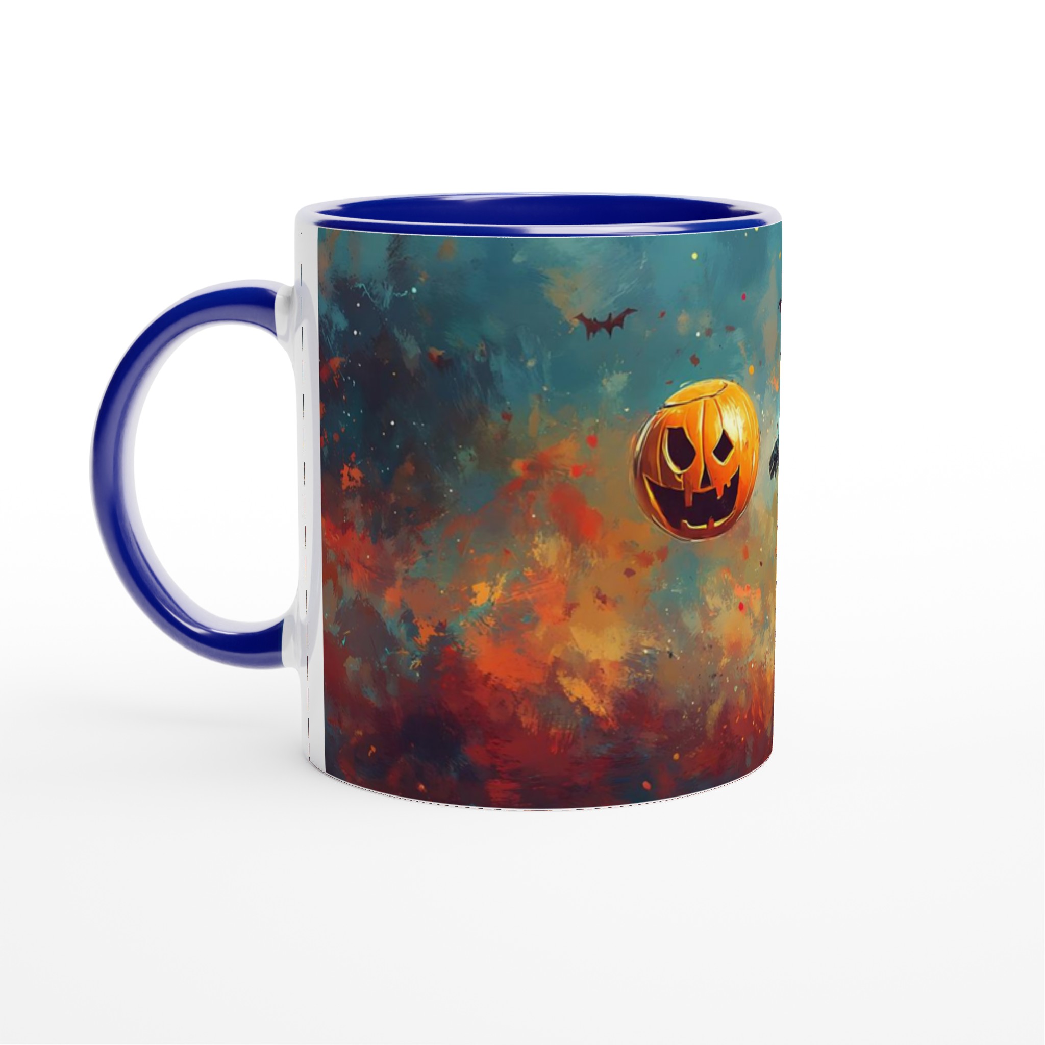 Spooky Soccer Pumpa Mugg – Levande Halloween Konst Keramikmugg i 7 Färgstarka Nyanser 2 187b3e0e-0101-43d1-b42a-155958d1f4d9