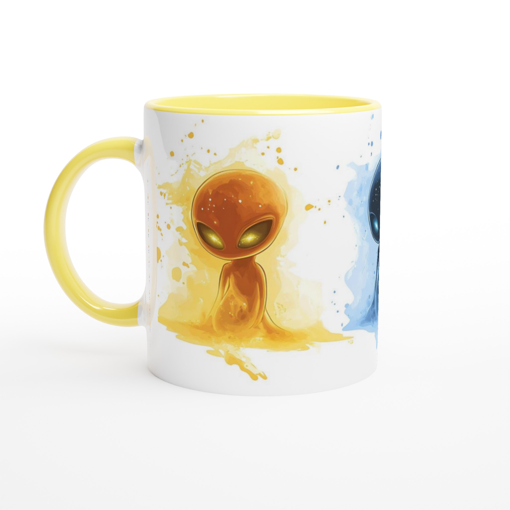 Kosmisk Kompis Mugg – En Färgsprakande Extraterrestial Vän för Din Kaffestund i Valfri Keramikfärg 3 187def1c-b011-4475-bfc2-7c8ca2897a2c