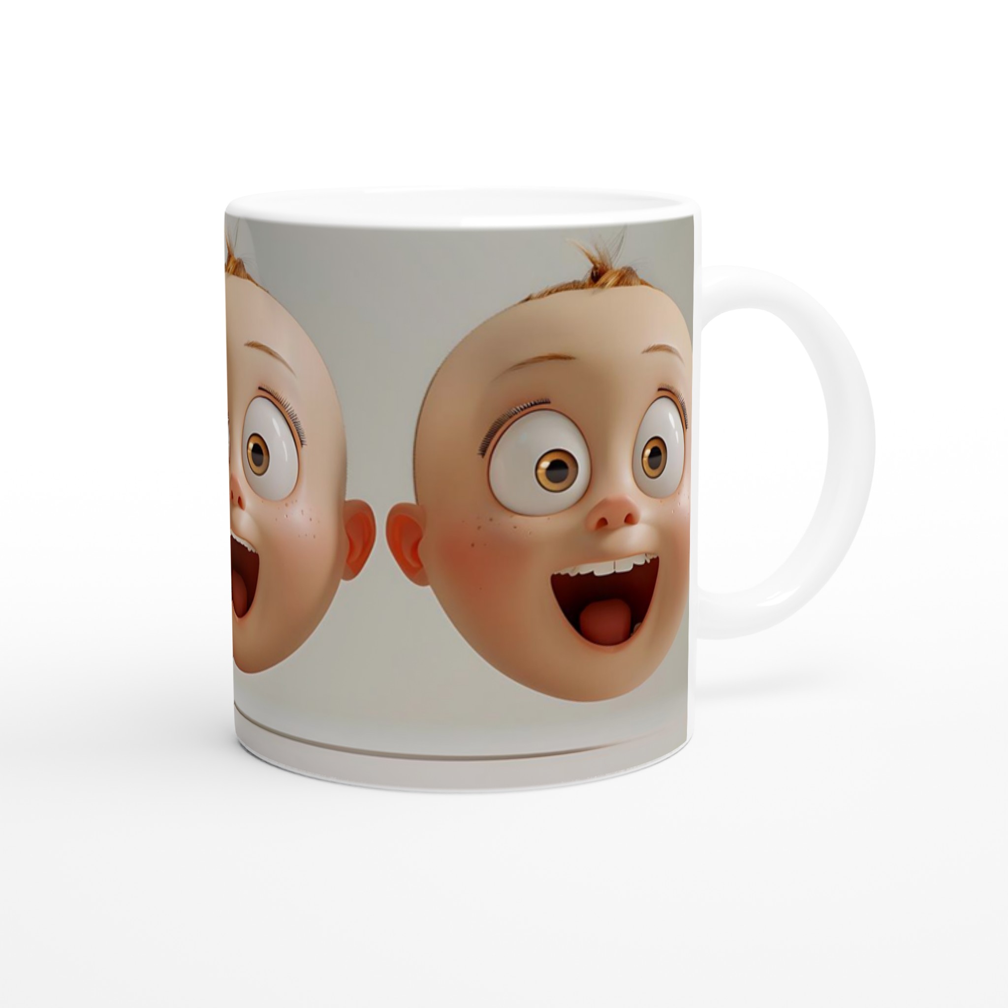 Förvånad Babyansikte Keramisk Mugg - Rolig Design i Flera Färger 9 188f62bf-9ce9-4cc3-ba27-46426c5cbb3b