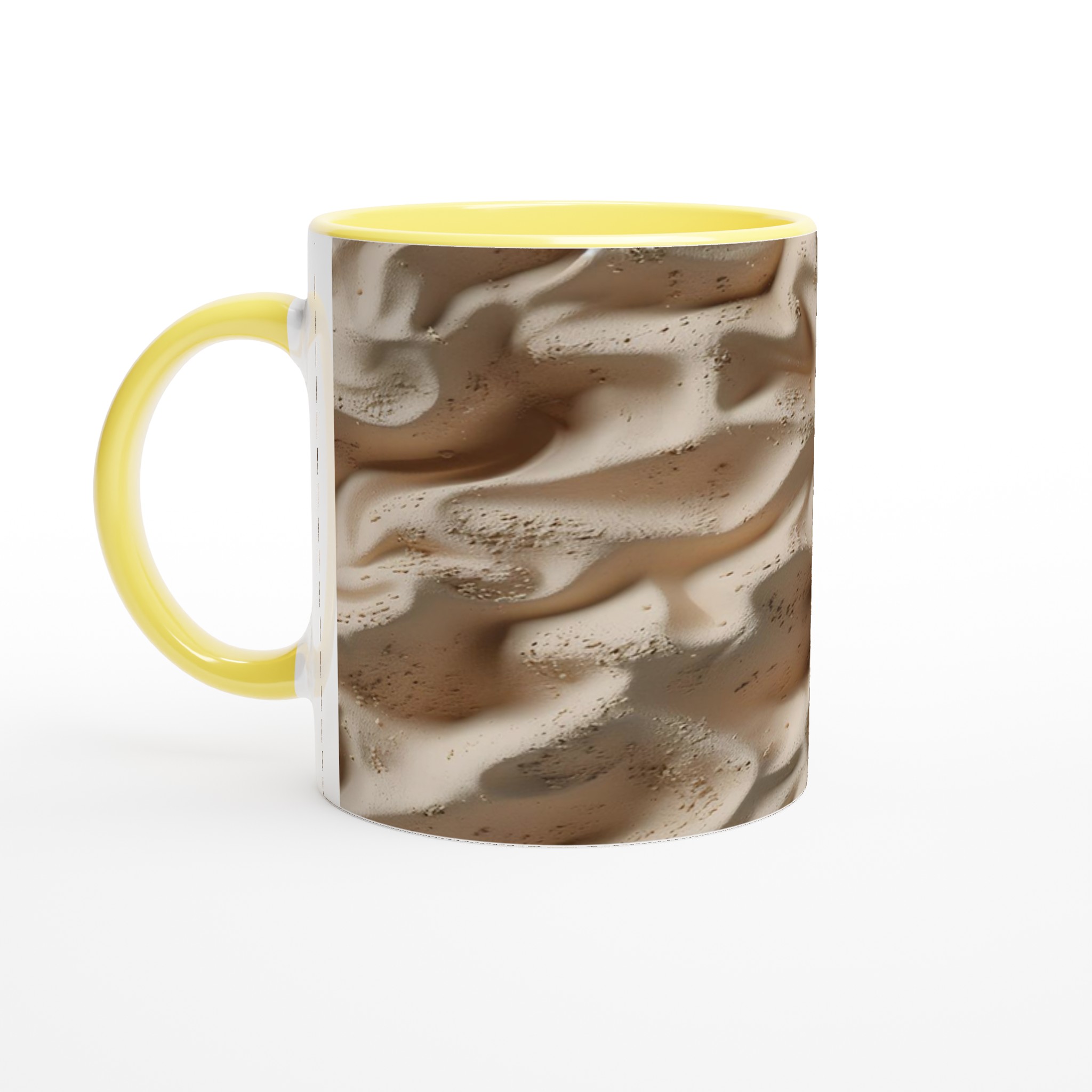 Abstrakt Sand Textur Mugg – 11oz Keramisk Kaffemugg i 7 Färger, Perfekt för Design som Sticker Ut 3 18c042e7-1e2b-4b49-bfd5-9137fa86ddc5