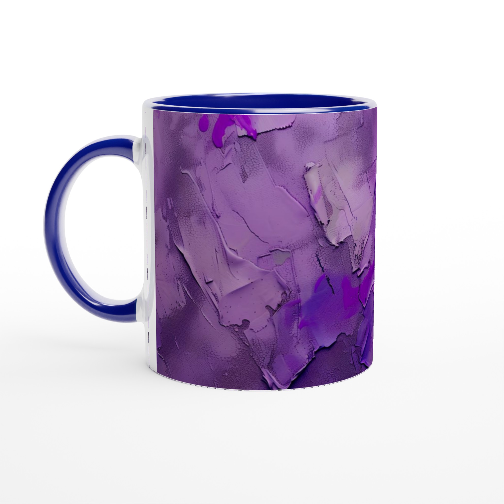 Abstrakt Lila Fotboll 11oz Keramisk Mugg – Konstnärlig Design i Flera Färgval 2 18f800d5-f1d4-4f32-b3f7-9e05bddf3017