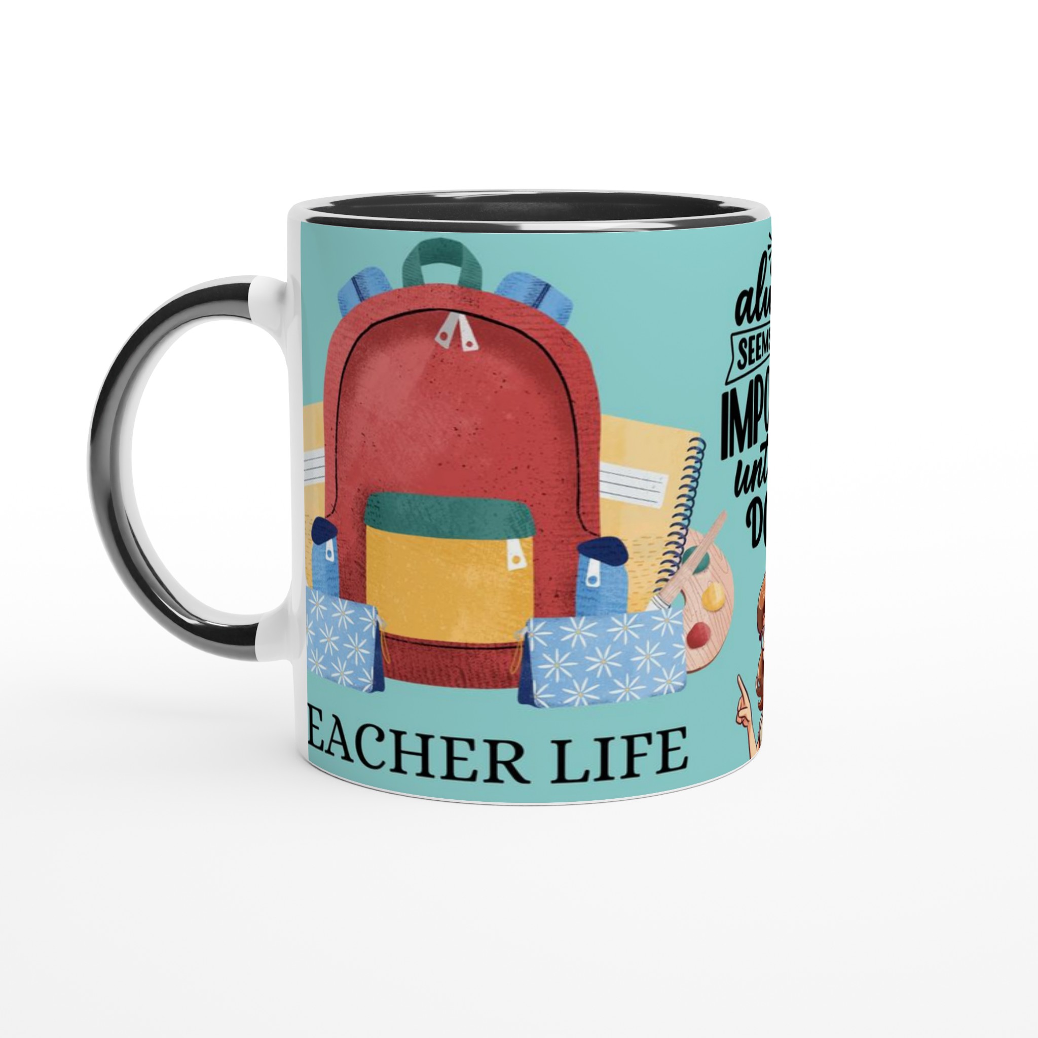 Inspirerande 'Teacher Life' Mugg – En hyllning till varje lärares vardag i 7 levande färger! 4 18fdeee6-0ea0-4fa2-8c61-144b85d67b8d